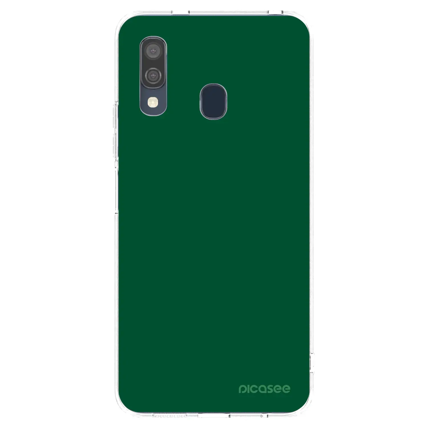 Silikonový průhledný obal pro Samsung Galaxy A40 A405F - Green Gleam