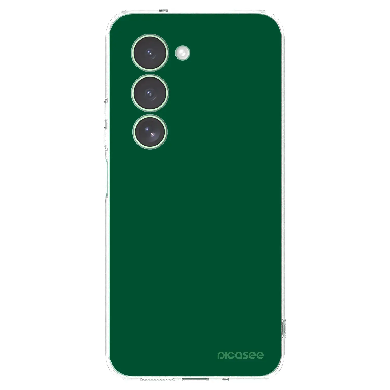 Silikonový průhledný obal pro Xiaomi Redmi 15 5G - Green Gleam