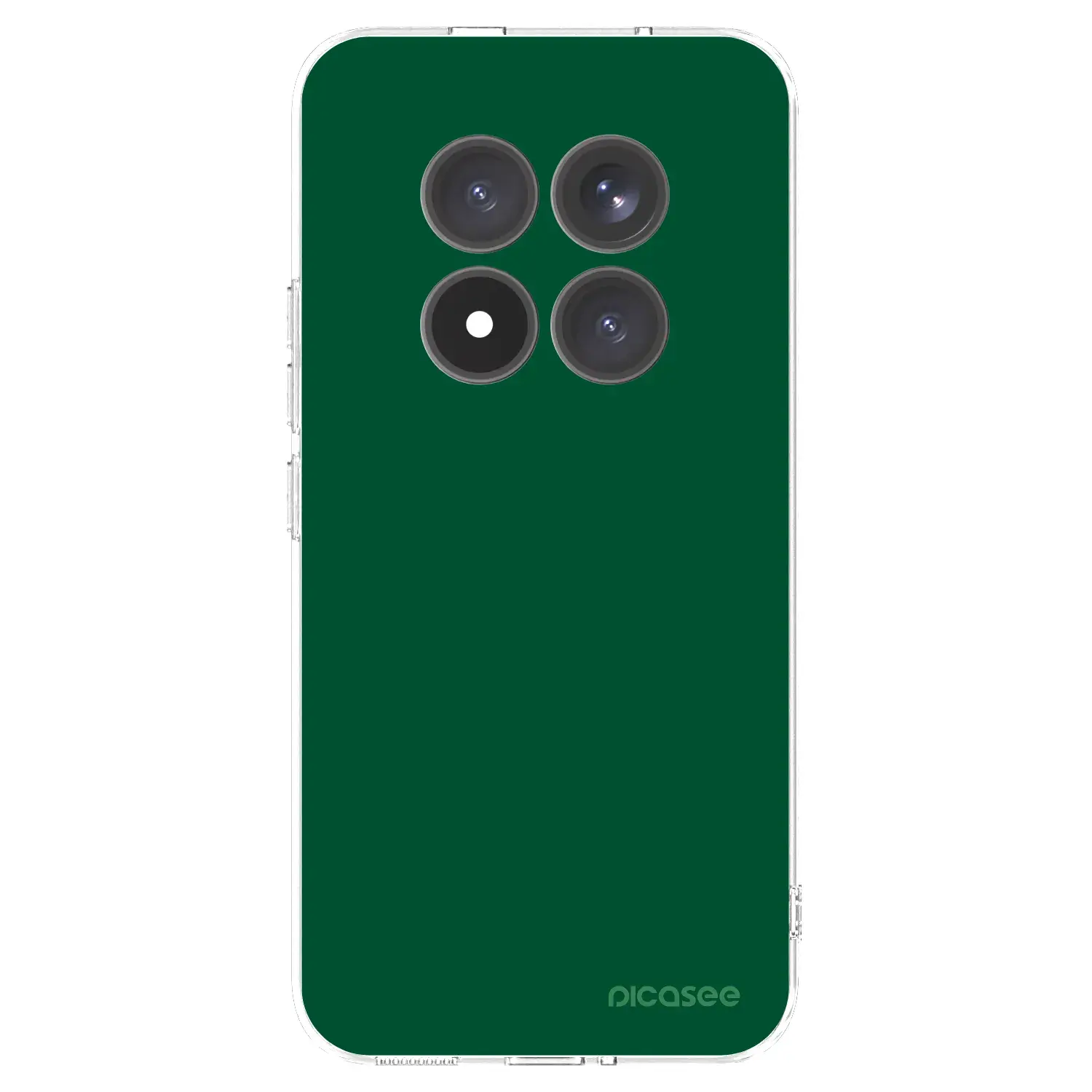 Silikonový průhledný obal pro Xiaomi Redmi Note 15 Pro+ - Green Gleam