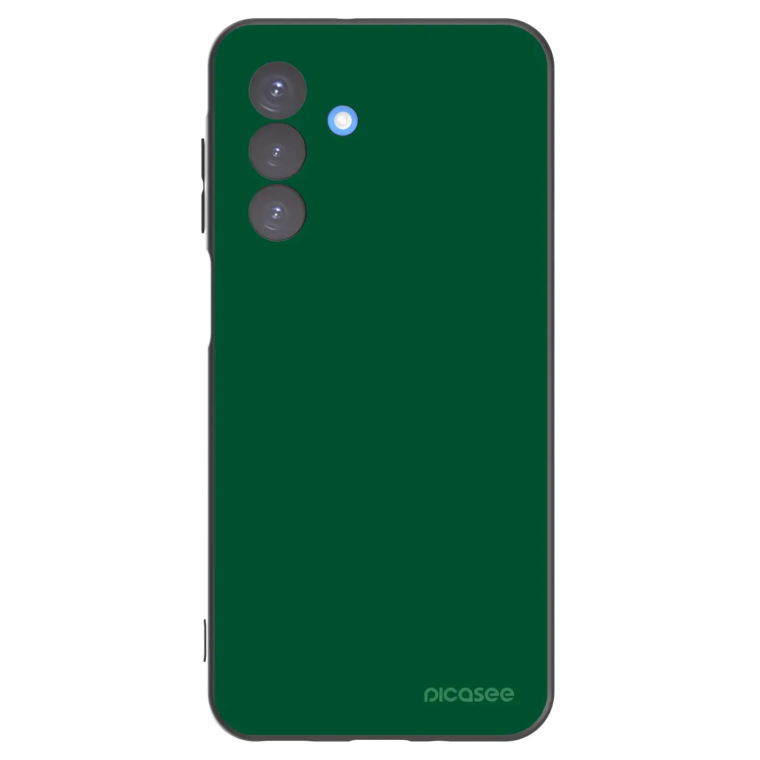 Silikonový černý obal pro Samsung Galaxy A17 5G - Green Gleam