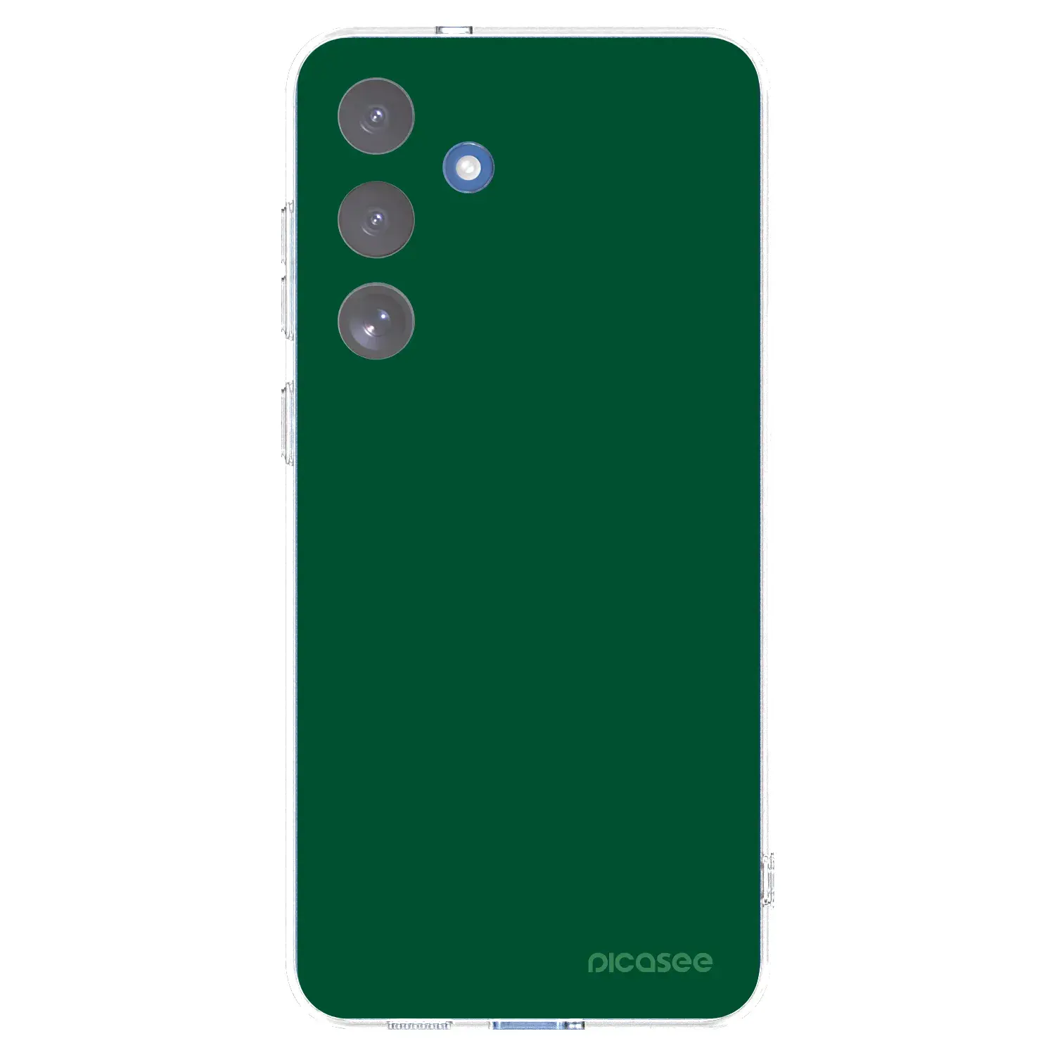 Silikonový průhledný obal pro Samsung Galaxy S25 FE 5G - Green Gleam