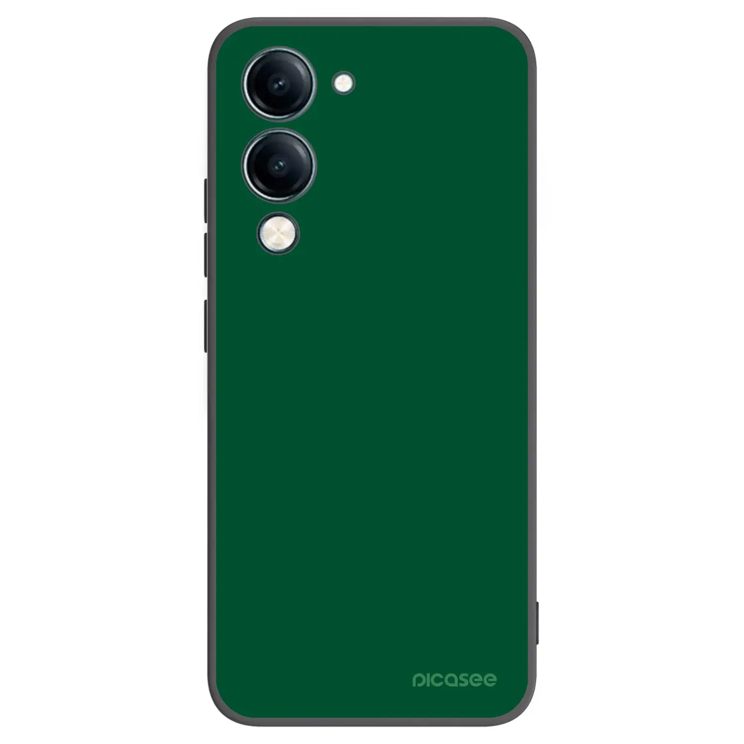 Silikonový černý obal pro Vivo Y29s 5G - Green Gleam