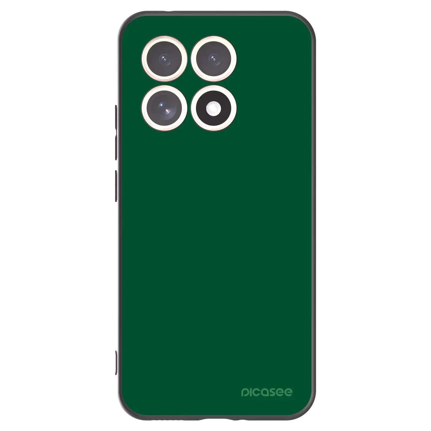 Silikonový černý obal pro Xiaomi 15T - Green Gleam
