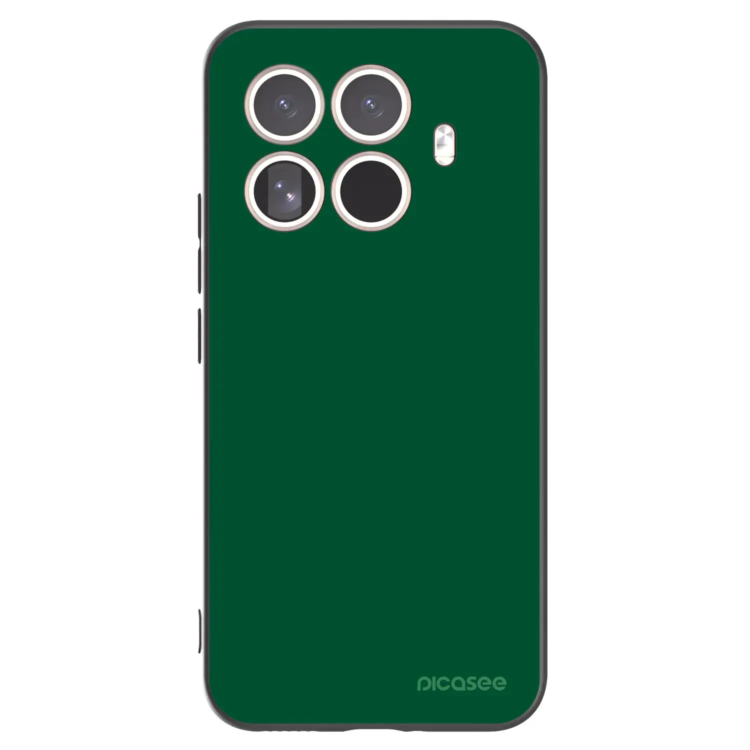 Silikonový černý obal pro Xiaomi 15T Pro - Green Gleam