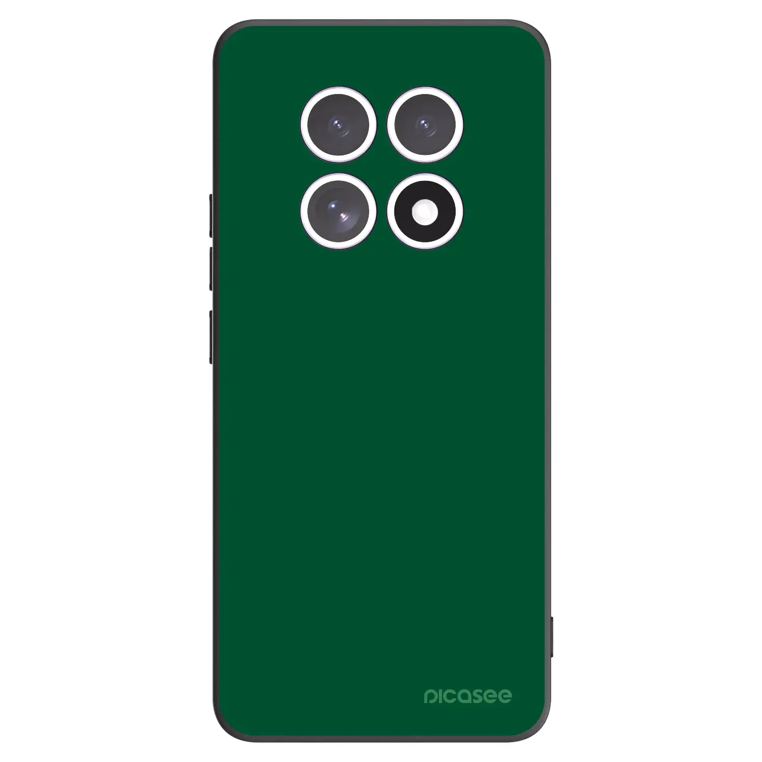 Silikonový černý obal pro Xiaomi Redmi Note 15 4G - Green Gleam