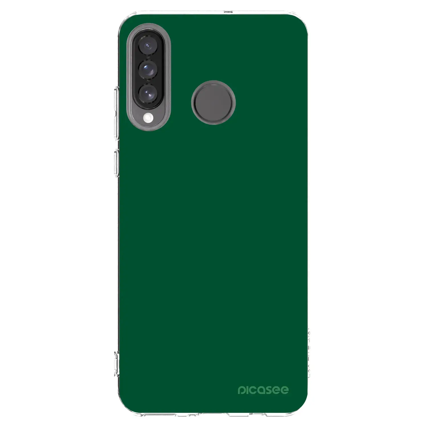 Silikonový průhledný obal pro Huawei P30 Lite - Green Gleam