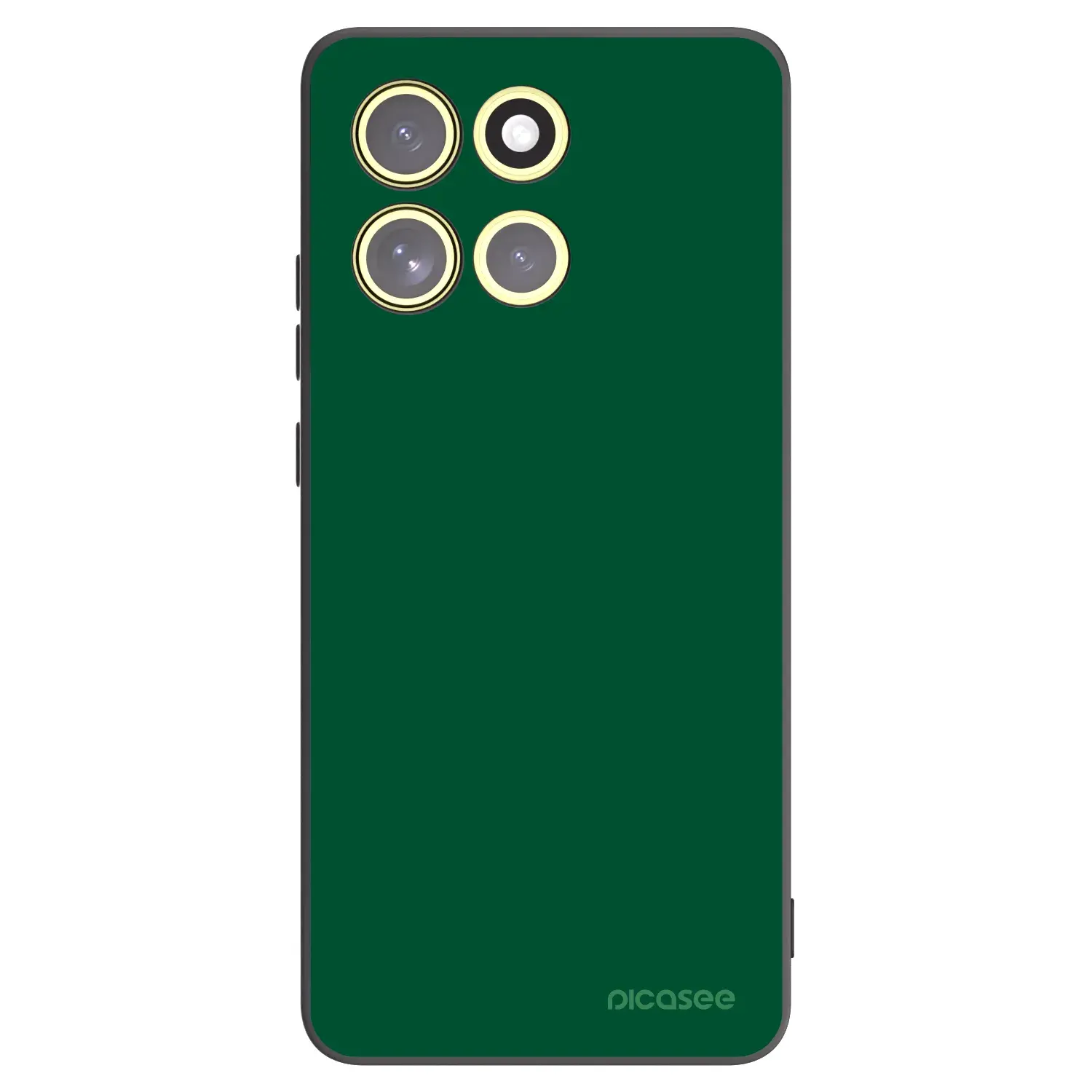 Silikonový černý obal pro Motorola Moto G86 Power 5G - Green Gleam