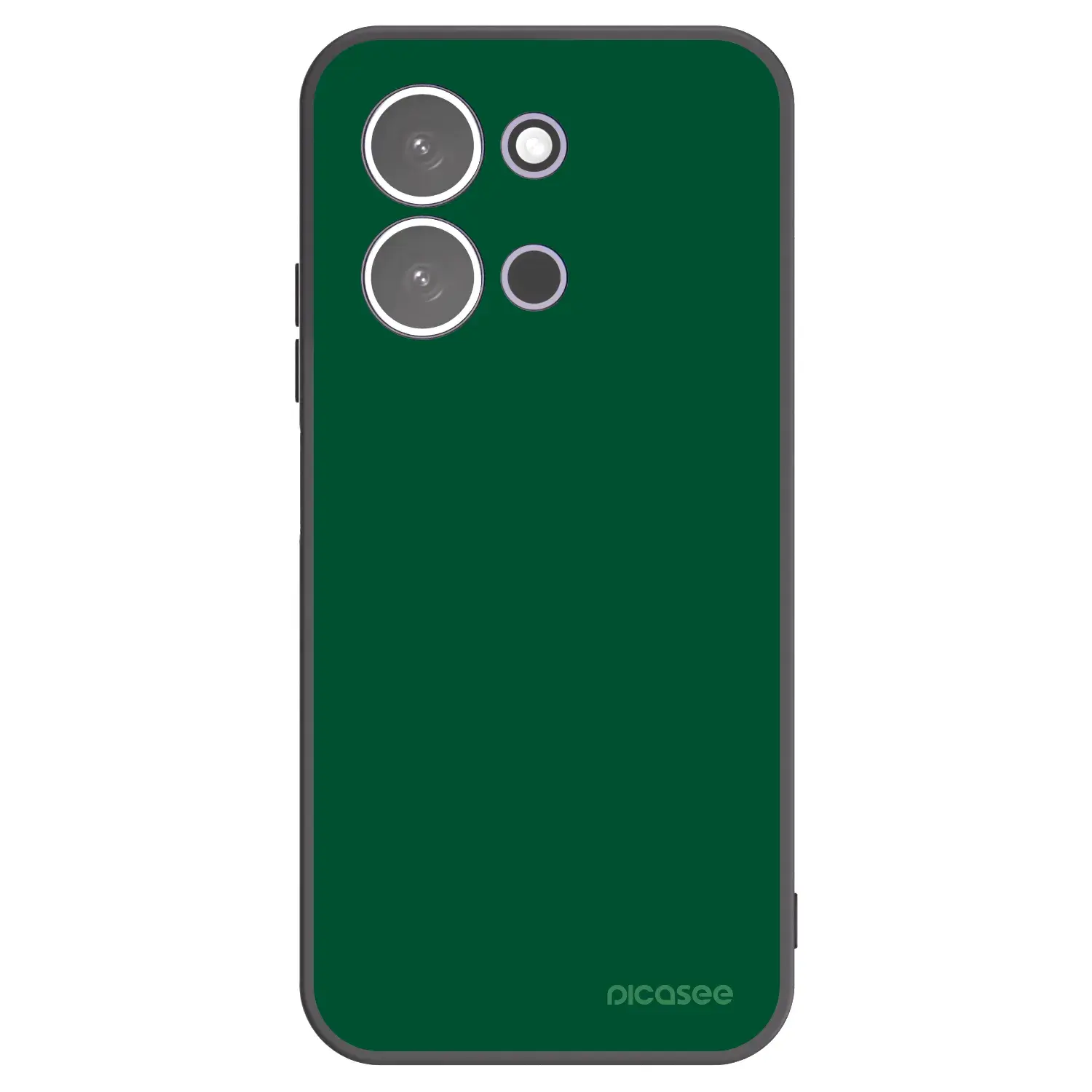 Silikonový černý obal pro Xiaomi Redmi 15C 5G - Green Gleam