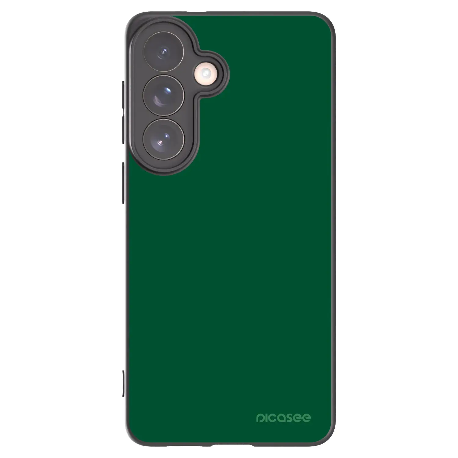 Silikonový černý obal pro Samsung Galaxy S26+ - Green Gleam