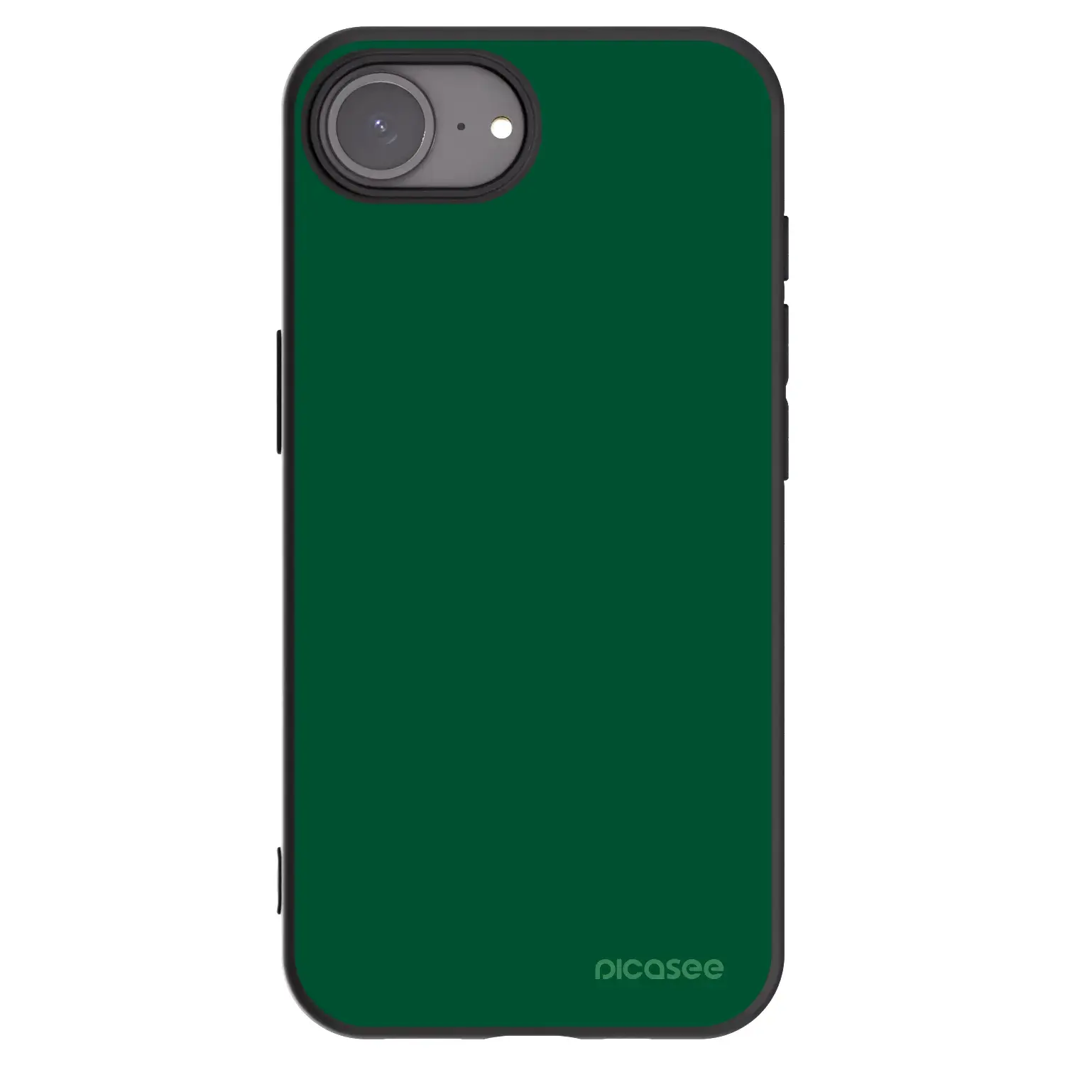 Silikonový černý obal pro Apple iPhone 17e - Green Gleam