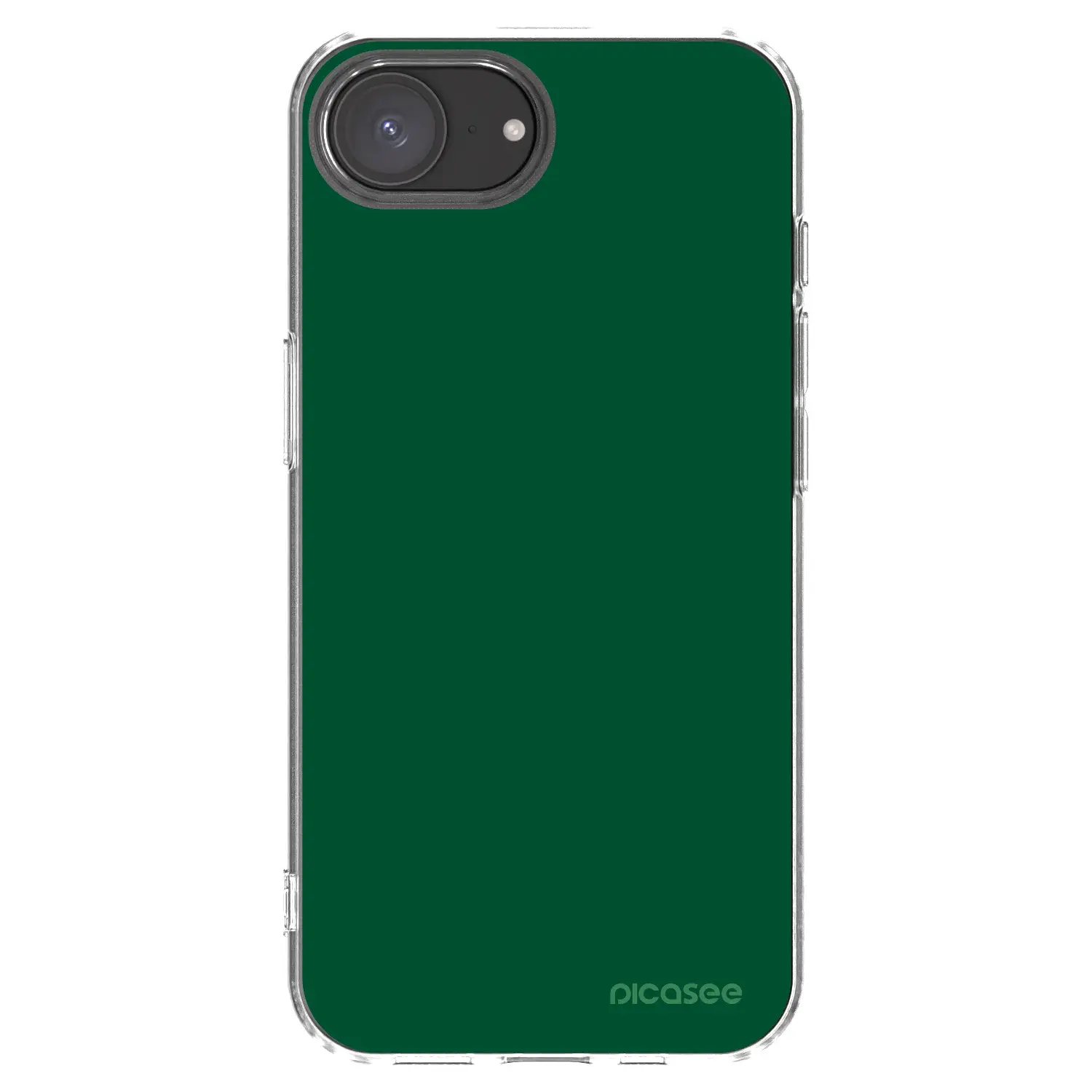 Silikonový průhledný obal pro Apple iPhone 17e - Green Gleam