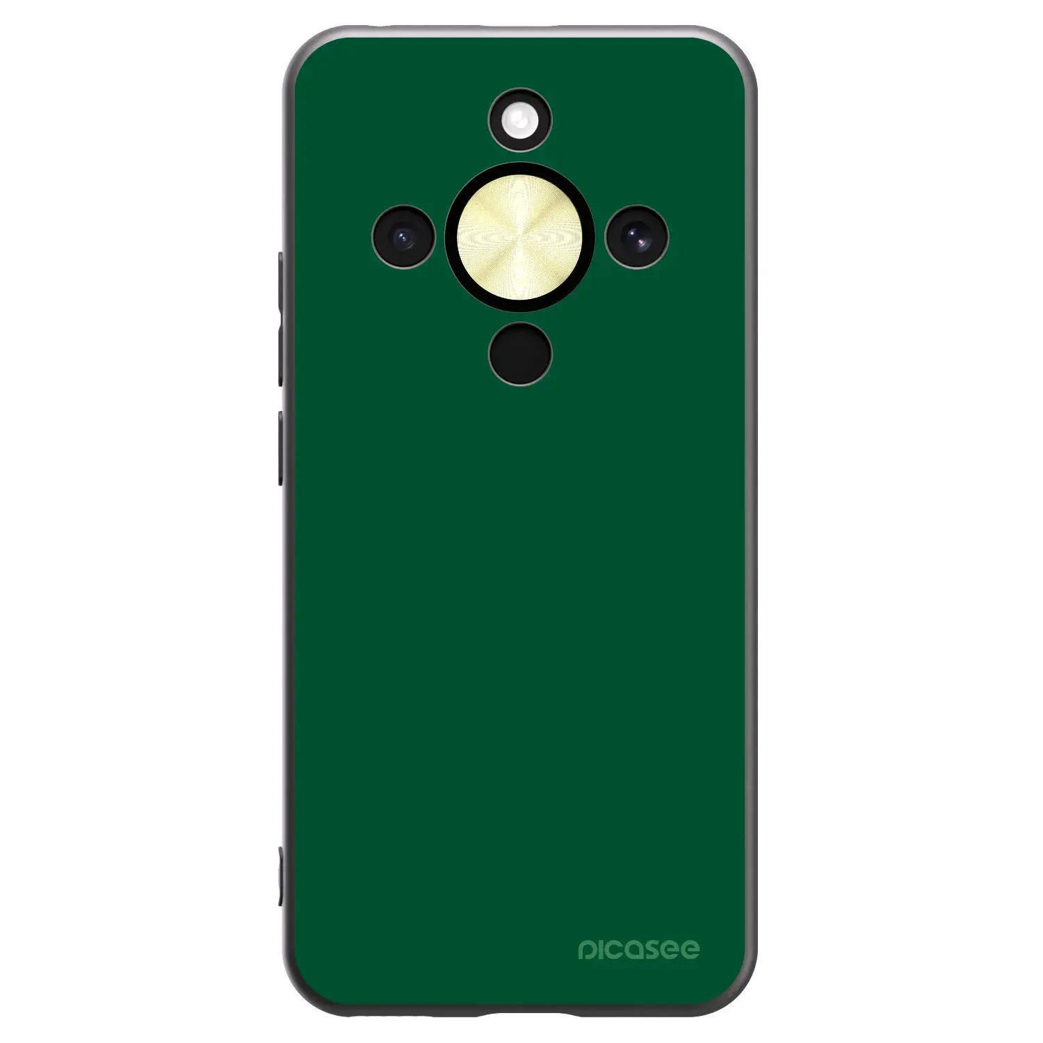 Silikonový černý obal pro Honor Magic8 Lite 5G - Green Gleam