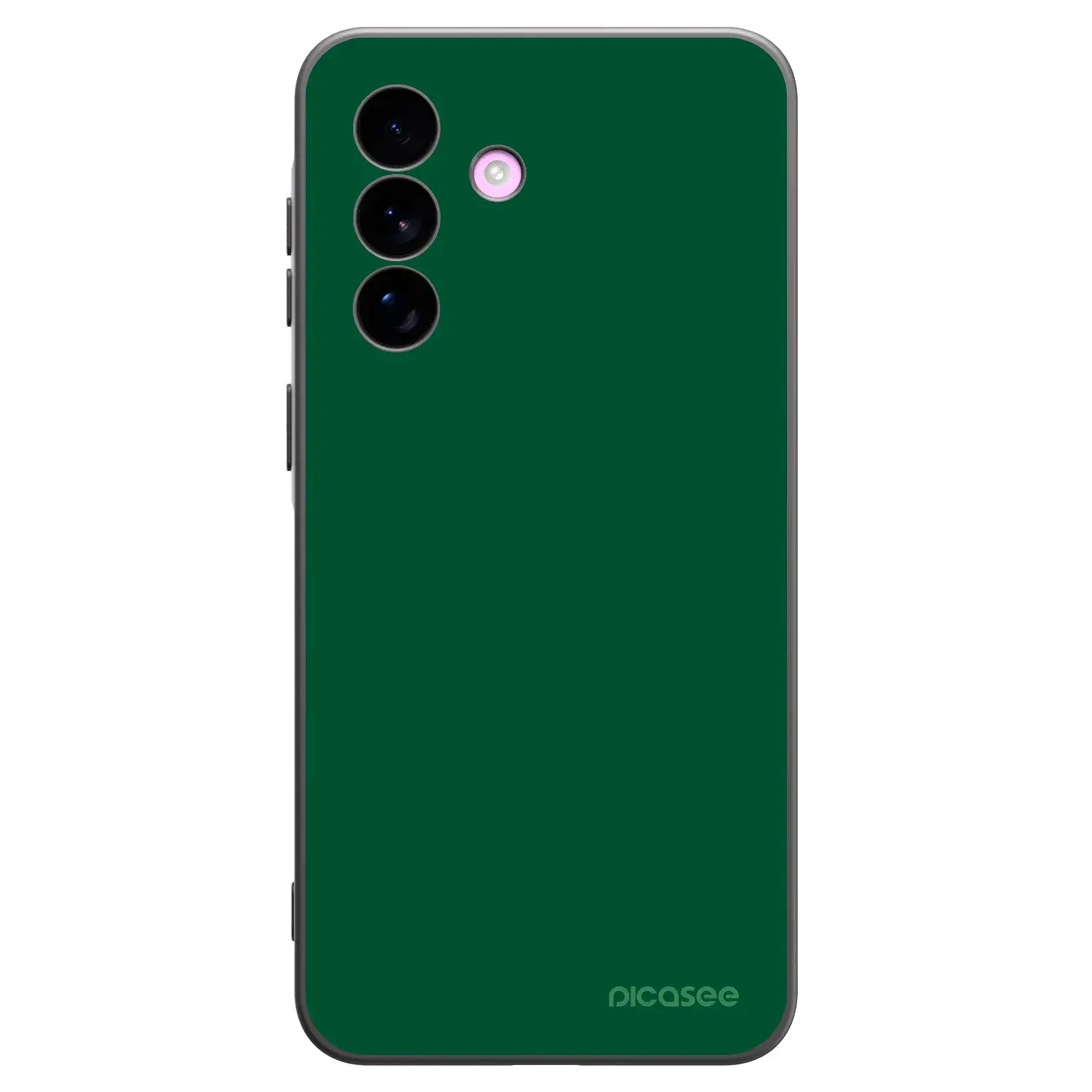 Silikonový černý obal pro Samsung Galaxy A57 5G - Green Gleam
