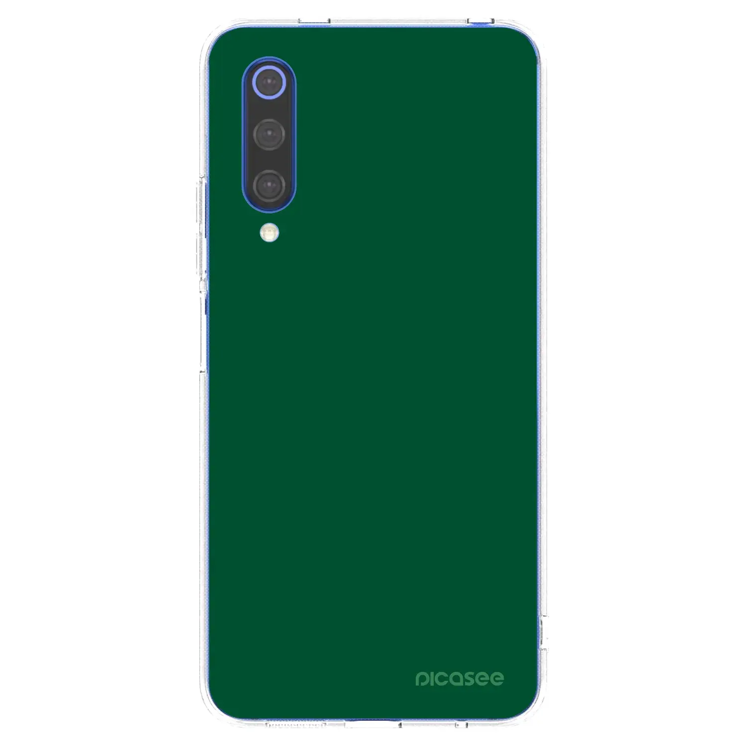 Silikonový průhledný obal pro Xiaomi Mi 9 SE - Green Gleam