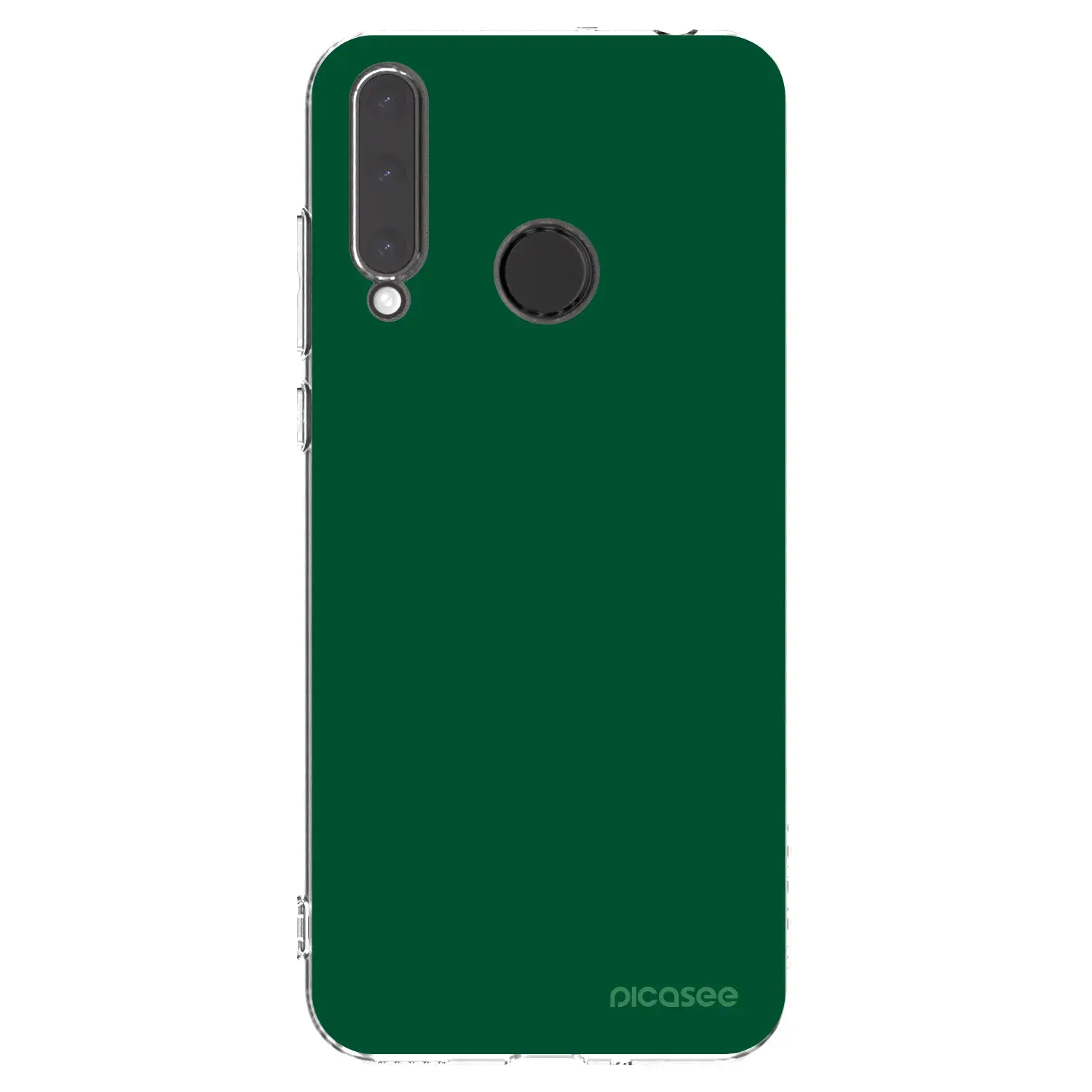 Silikonový průhledný obal pro Honor 20 Lite - Green Gleam