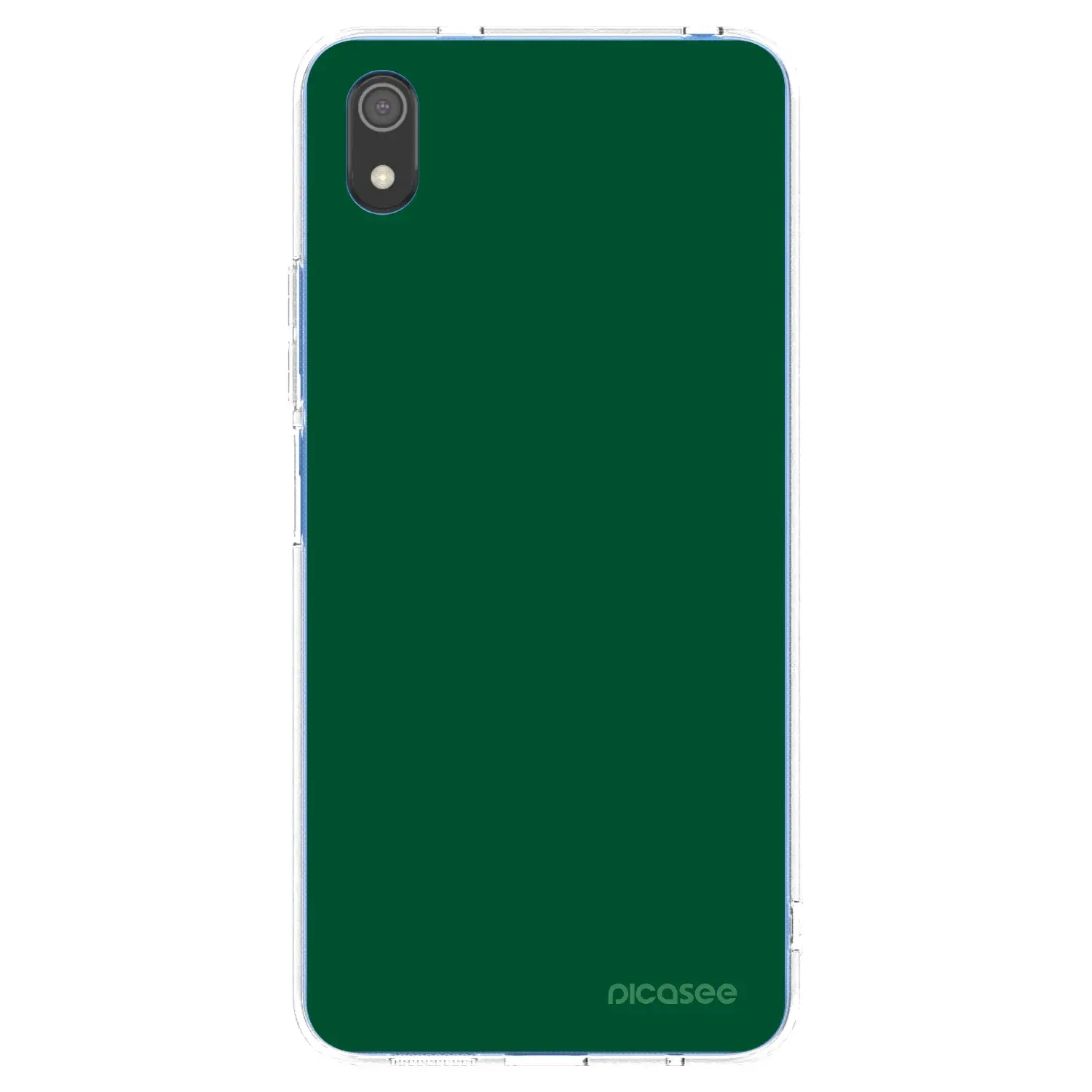 Silikonový průhledný obal pro Xiaomi Redmi 7A - Green Gleam