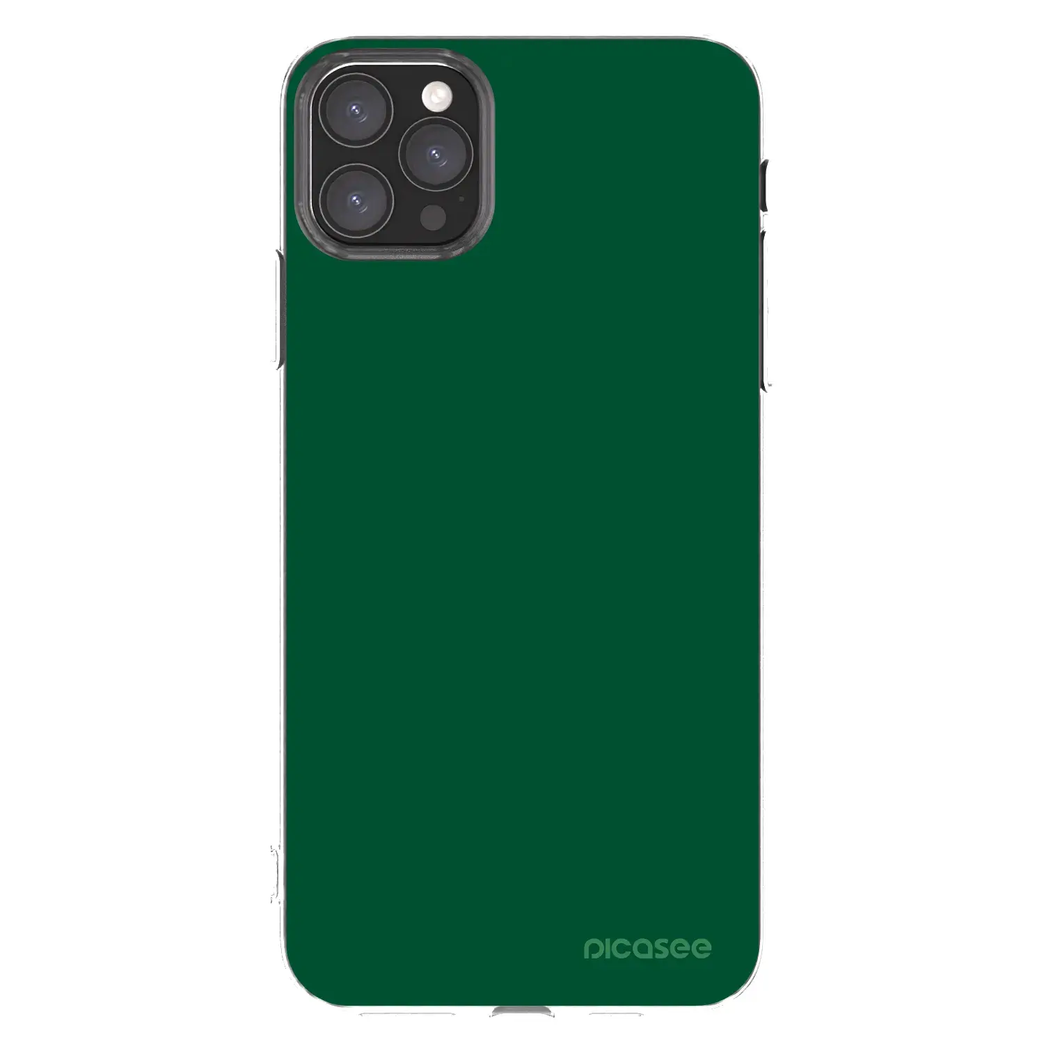 Silikonový průhledný obal pro Apple iPhone 11 Pro Max - Green Gleam
