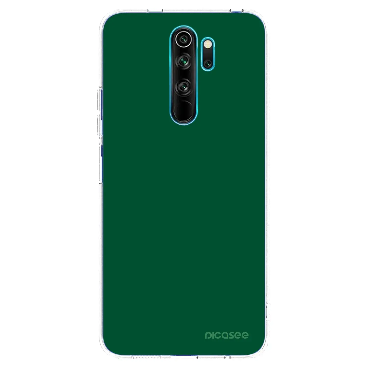 Silikonový průhledný obal pro Xiaomi Redmi Note 8 Pro - Green Gleam