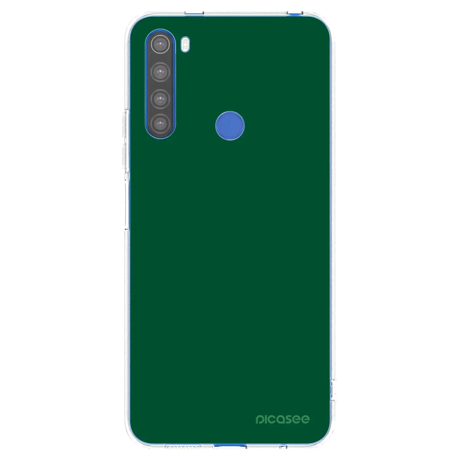 Silikonový průhledný obal pro Xiaomi Redmi Note 8T - Green Gleam