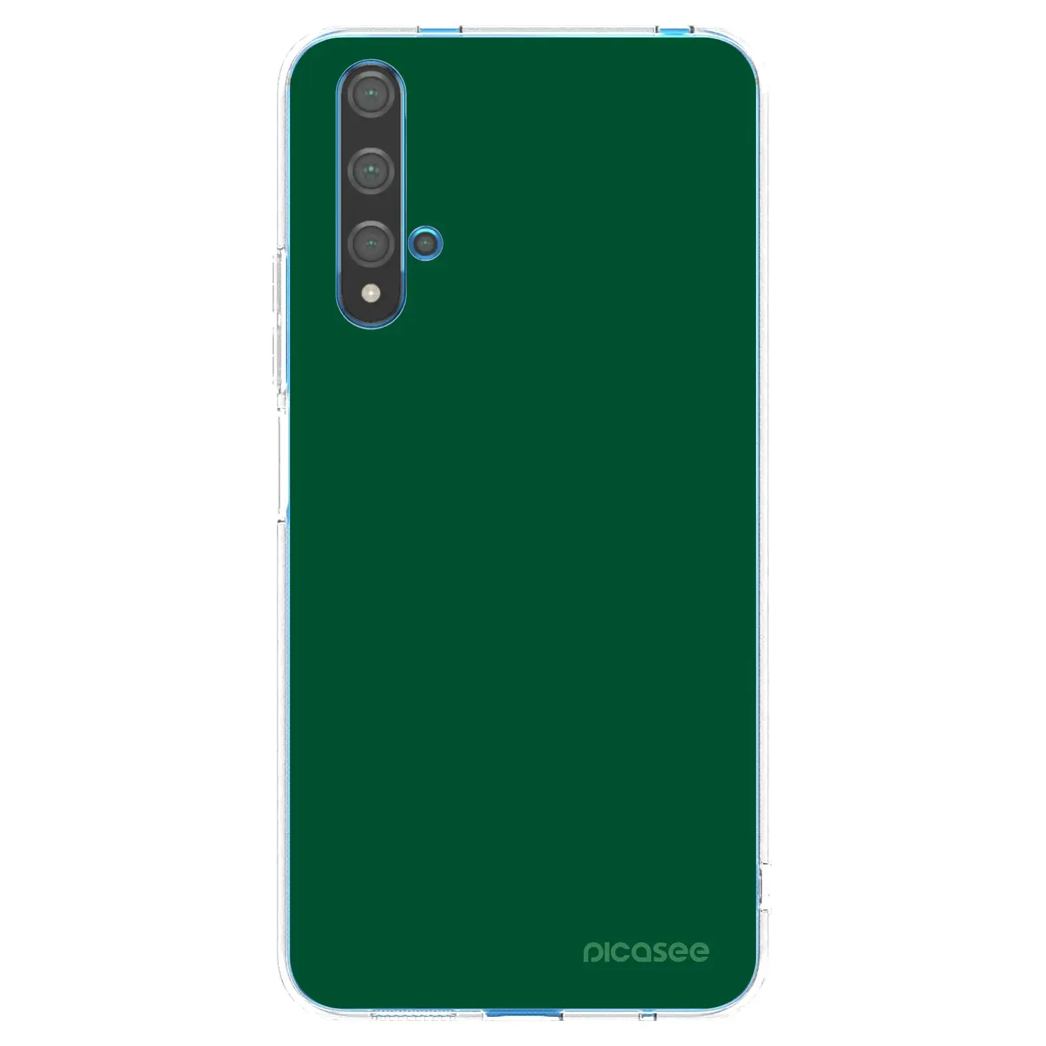 Silikonový průhledný obal pro Huawei Nova 5T - Green Gleam