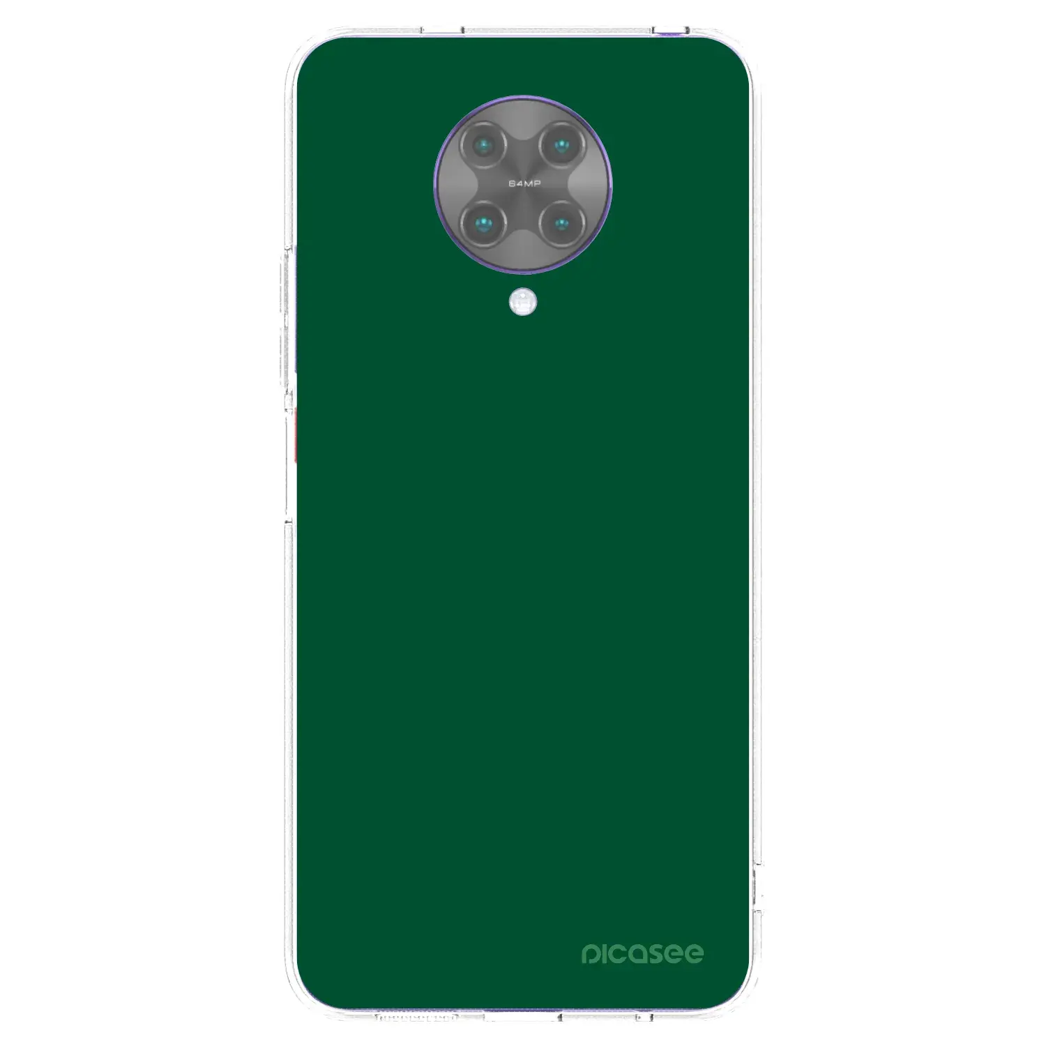 Silikonový průhledný obal pro Xiaomi Poco F2 Pro - Green Gleam