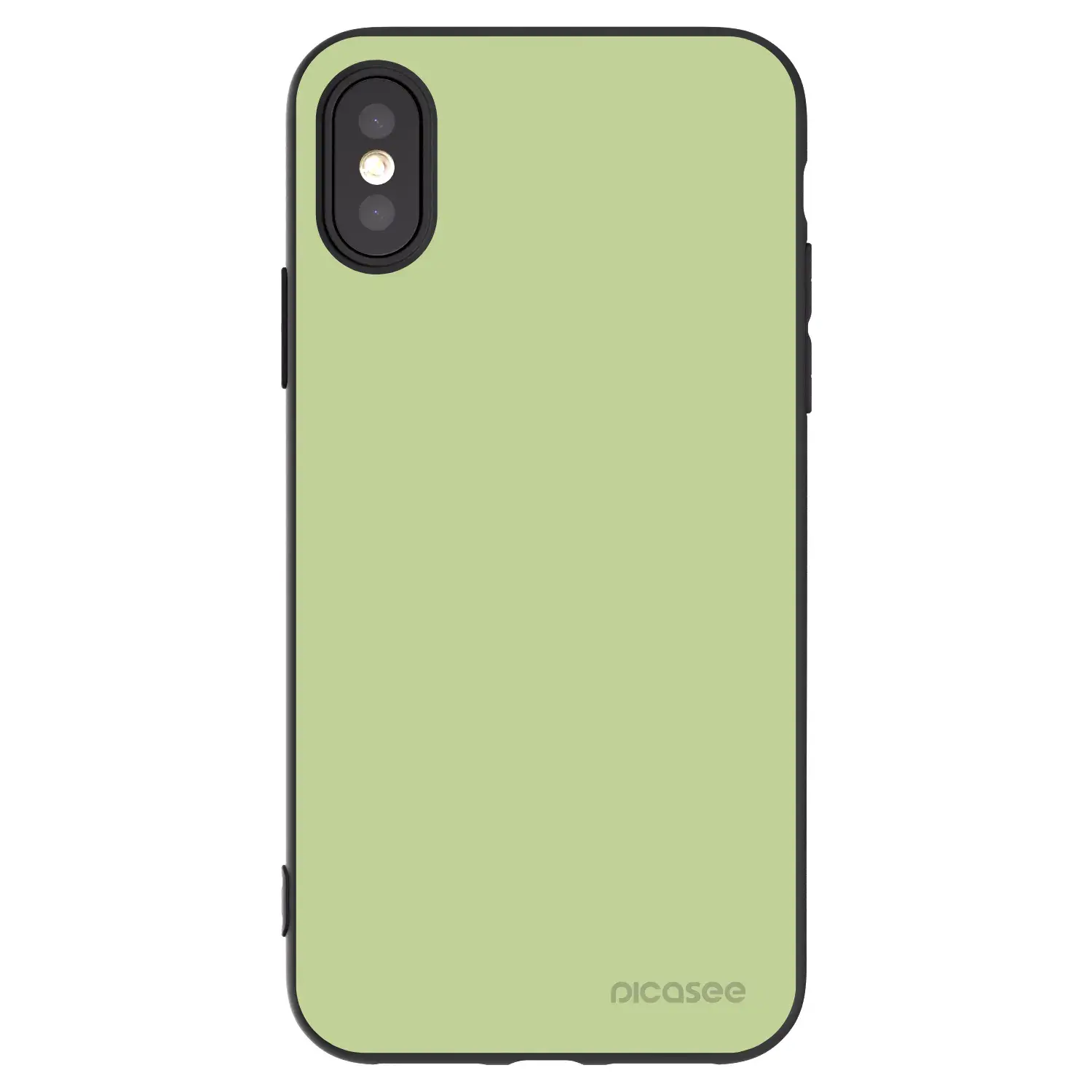 Silikonový černý obal pro Apple iPhone X/XS - Heavenly Hints