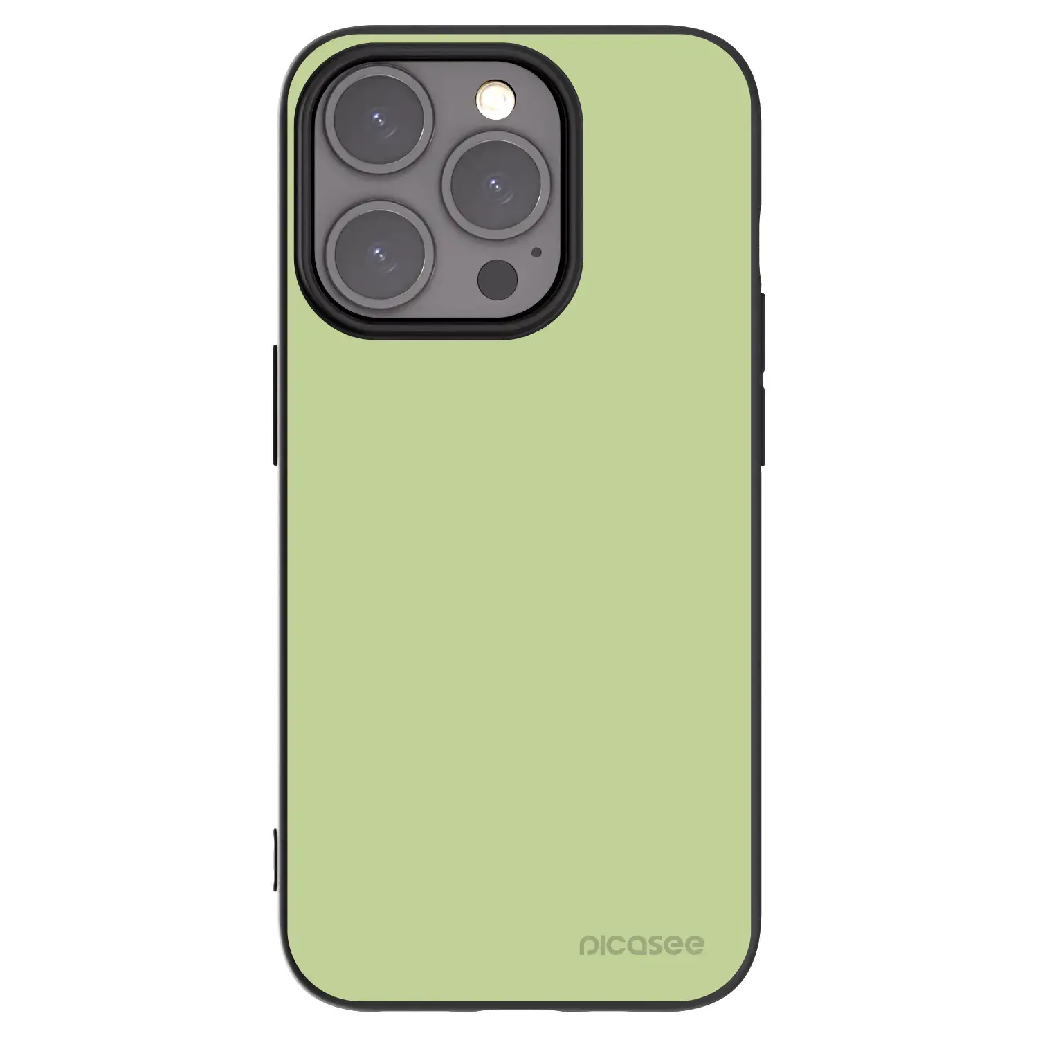 Silikonový černý obal pro Apple iPhone 15 Pro - Heavenly Hints