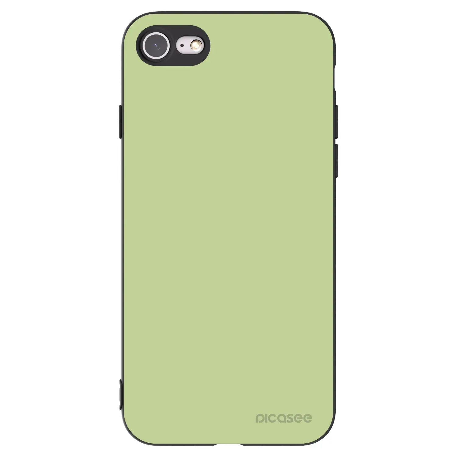 Silikonový černý obal pro Apple iPhone SE 2020 - Heavenly Hints