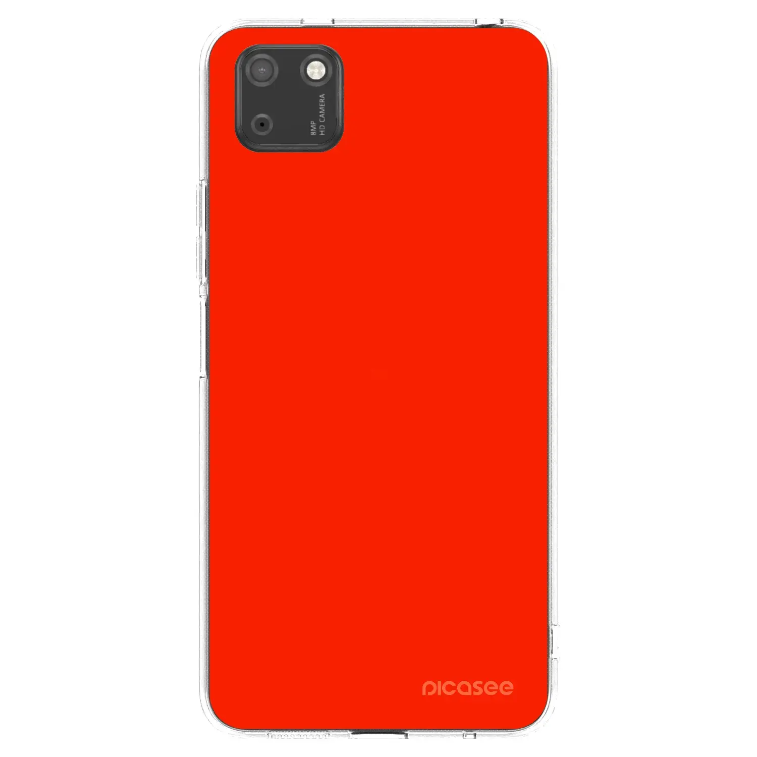 Silikonový průhledný obal pro Huawei Y5P - Maranello Red