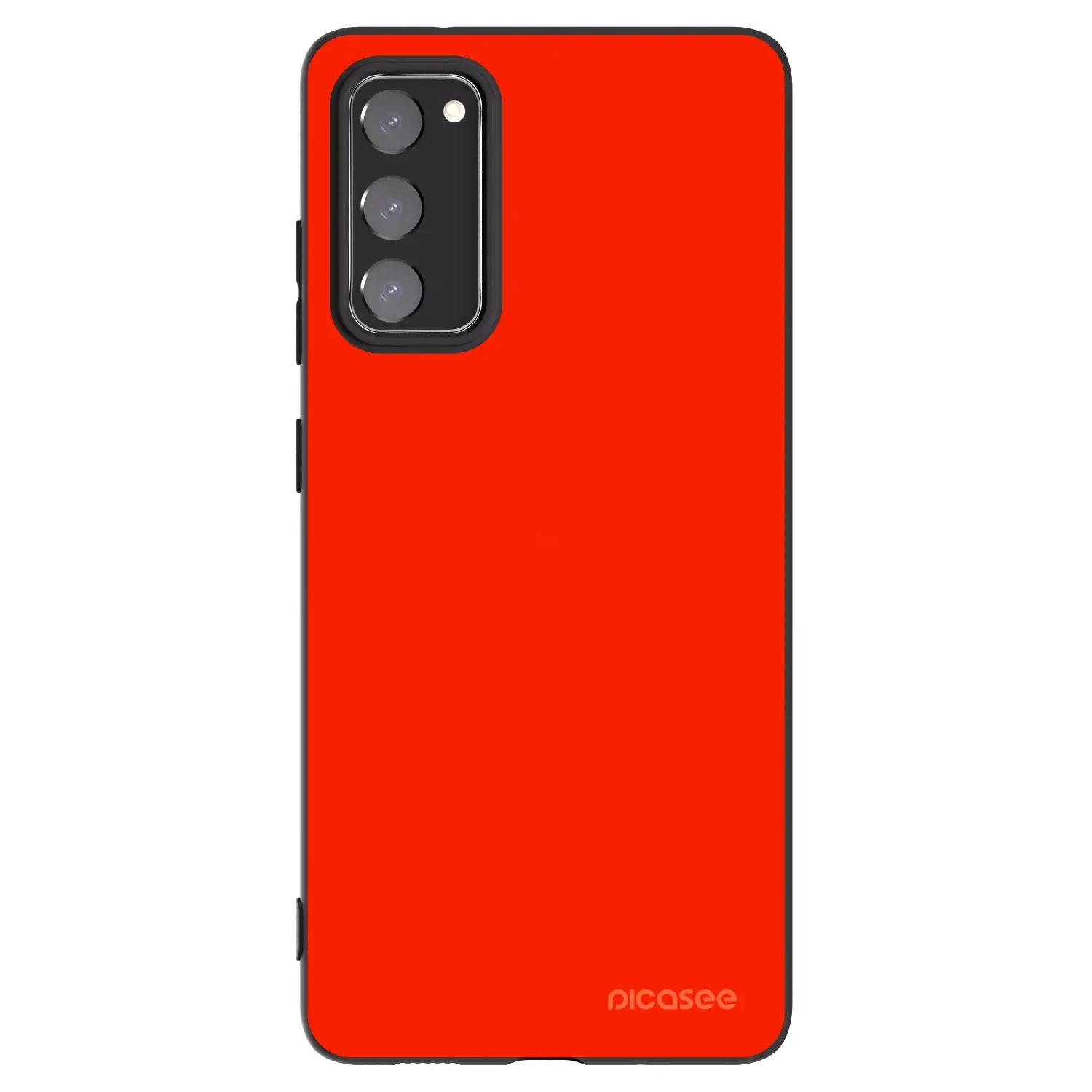 Silikonový černý obal pro Samsung Galaxy S20 FE - Maranello Red