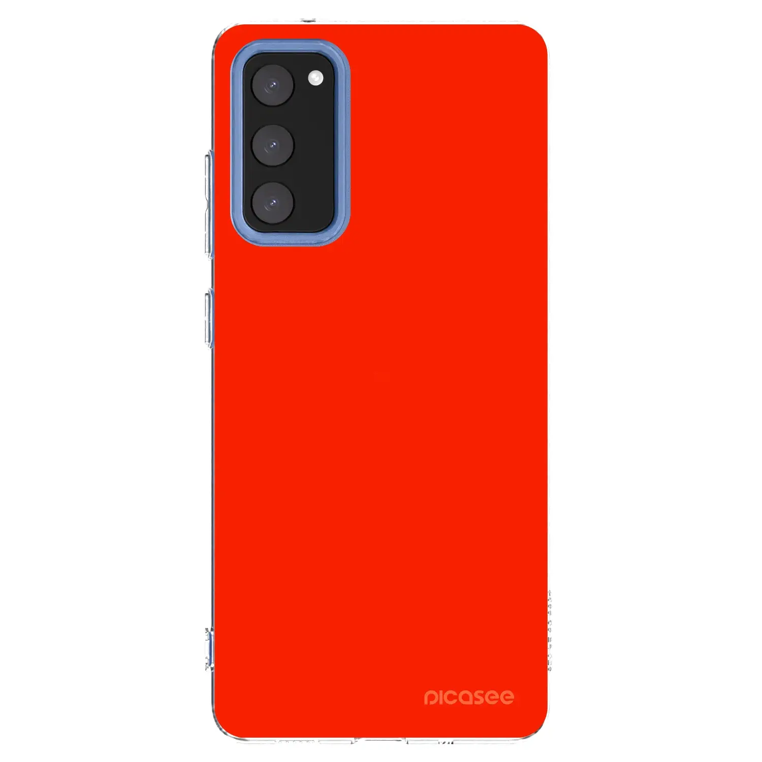 Silikonový průhledný obal pro Samsung Galaxy S20 FE - Maranello Red