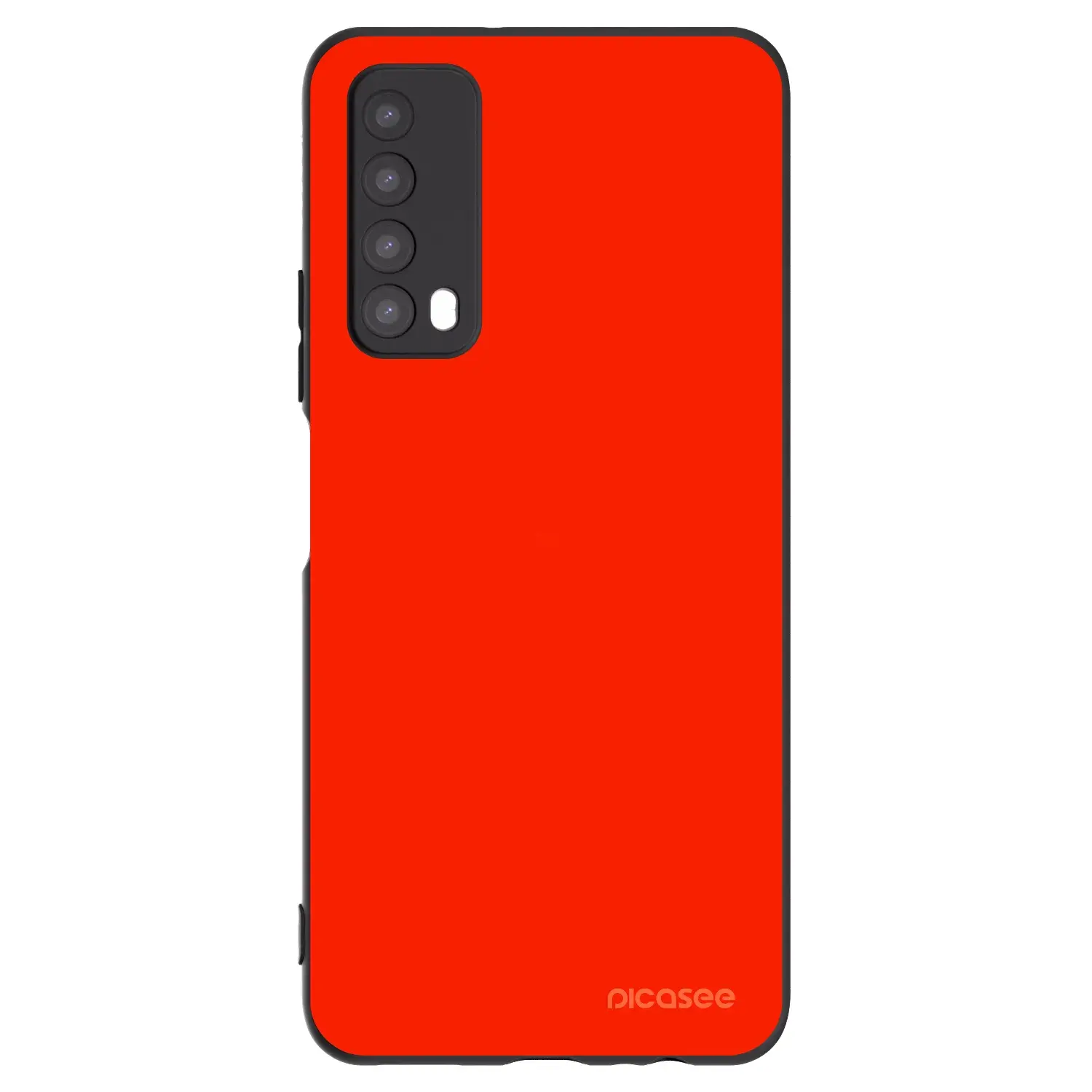 Silikonový černý obal pro Huawei P Smart 2021 - Maranello Red
