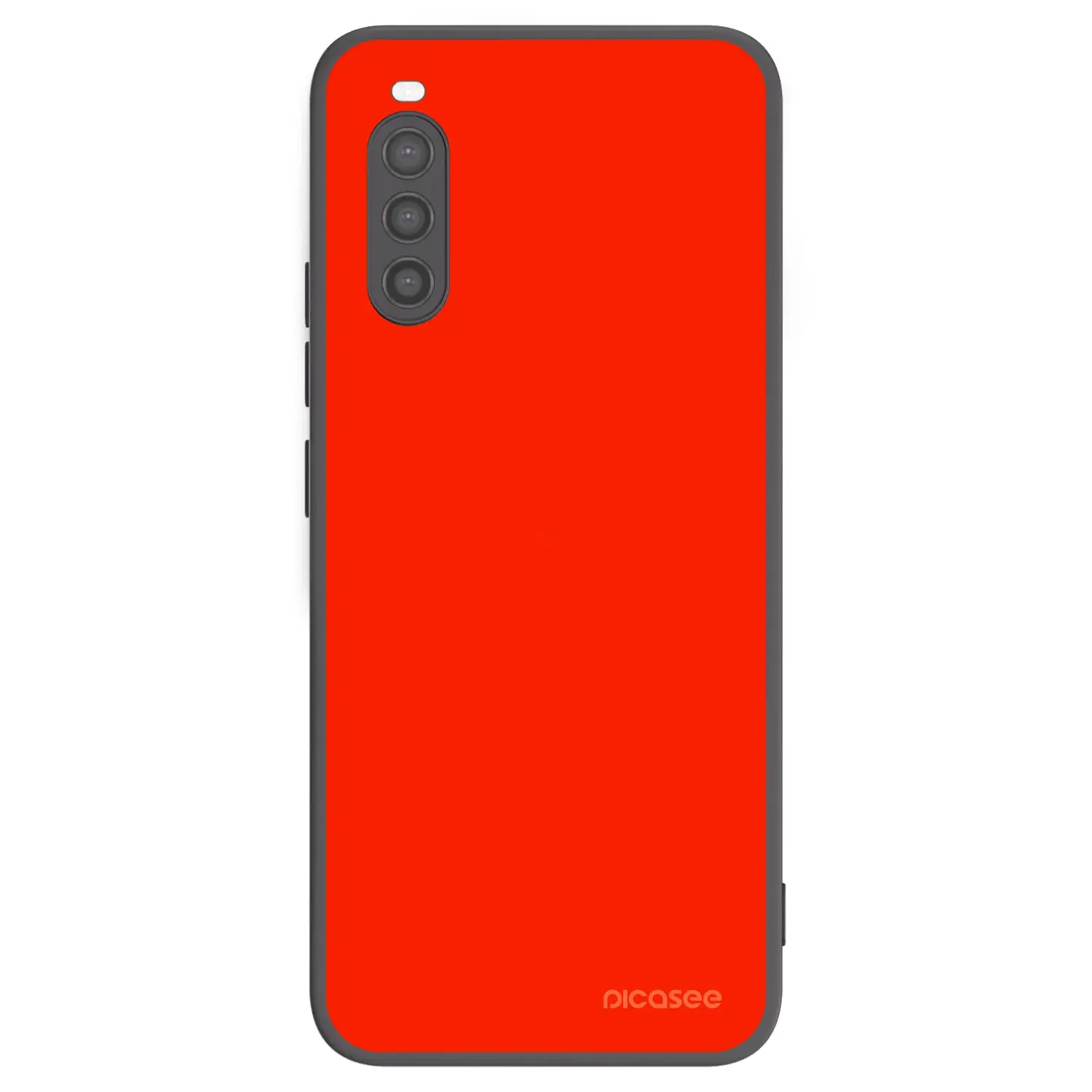 Silikonový černý obal pro Sony Xperia 10 II - Maranello Red