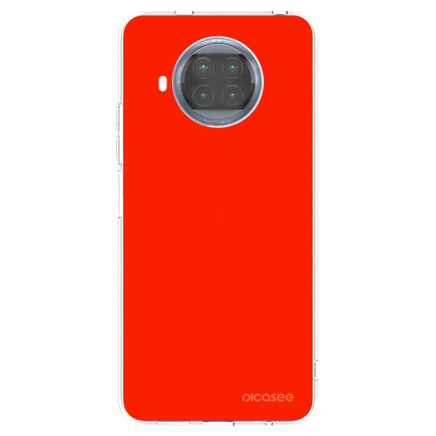 Silikonový průhledný obal pro Xiaomi Mi 10T Lite - Maranello Red