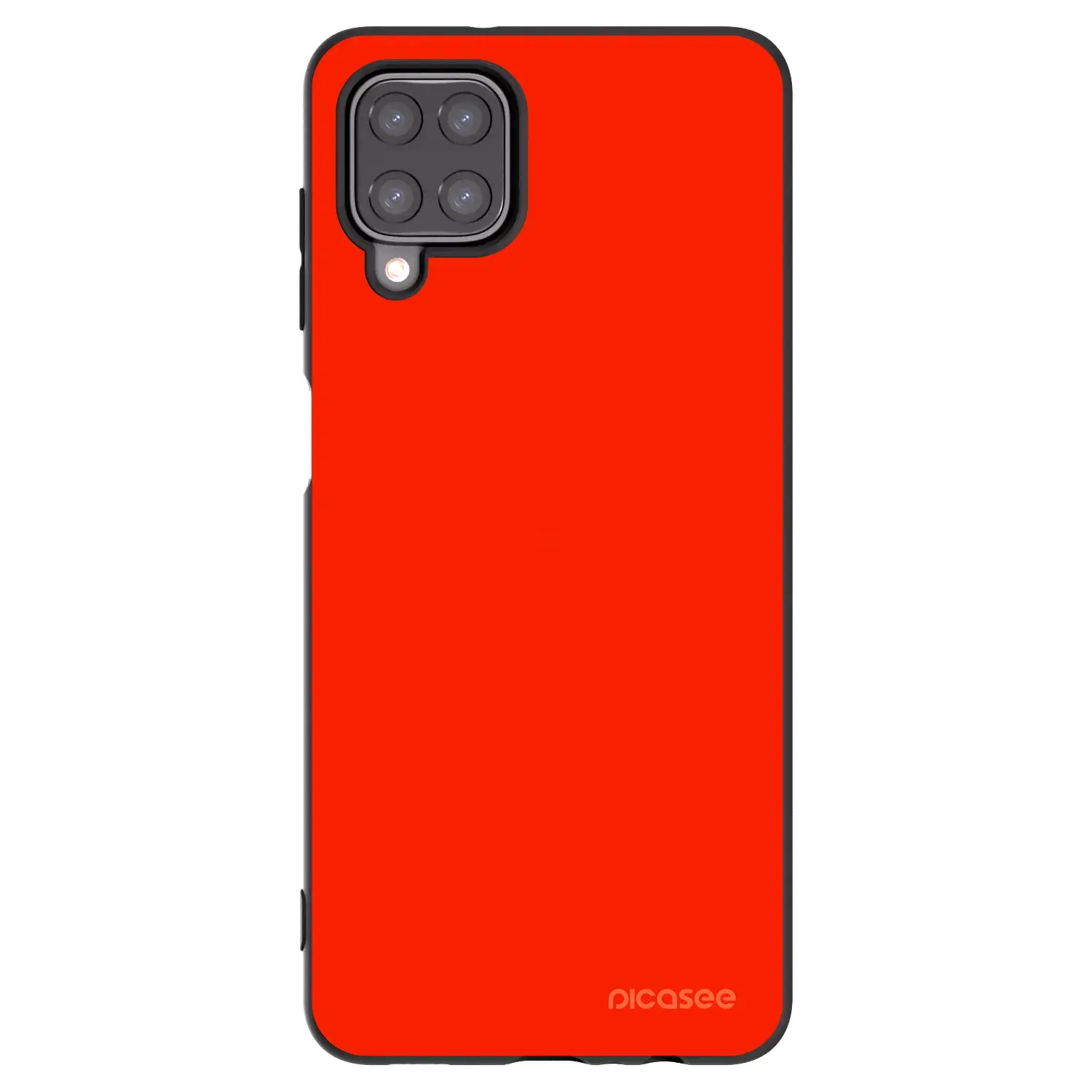 Silikonový černý obal pro Samsung Galaxy A12 A125F - Maranello Red