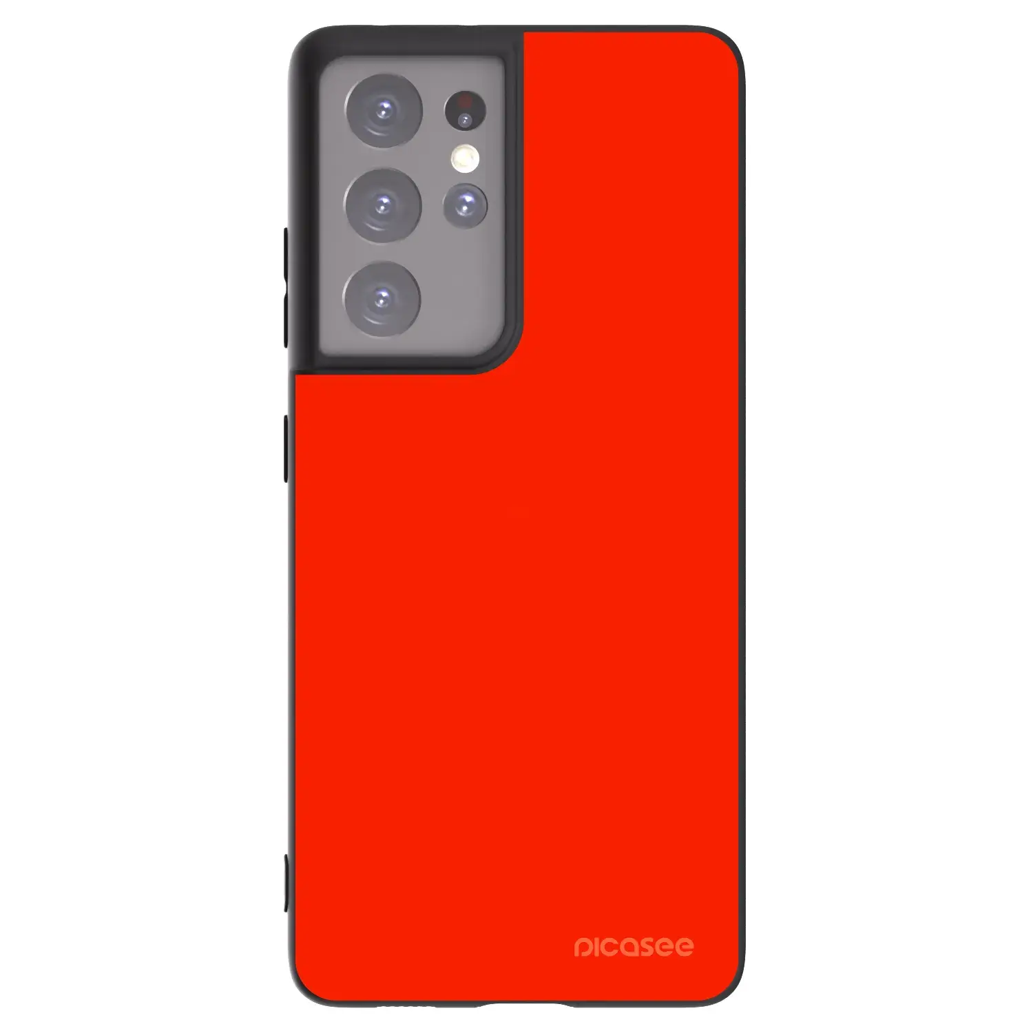 Silikonový černý obal pro Samsung Galaxy S21 Ultra 5G G998B - Maranello Red