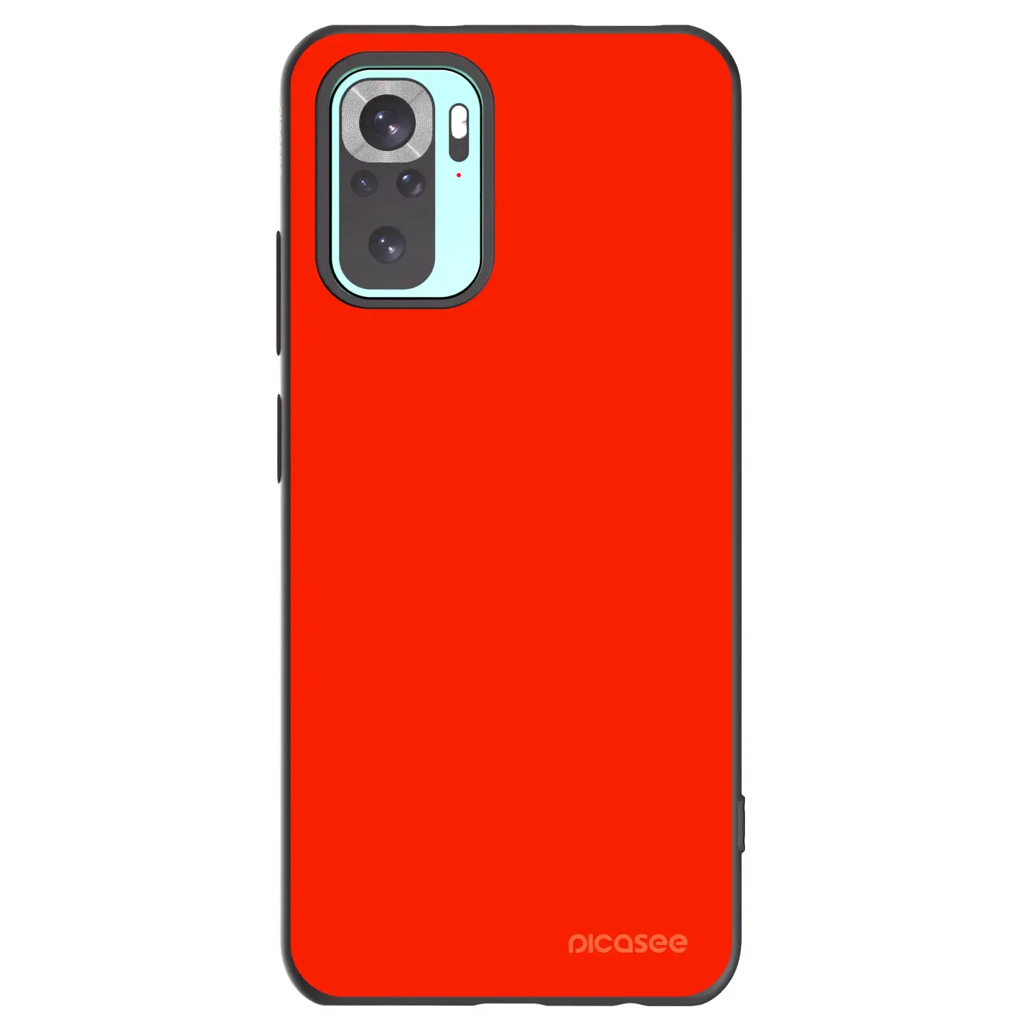 Silikonový černý obal pro Xiaomi Redmi Note 10 Pro - Maranello Red