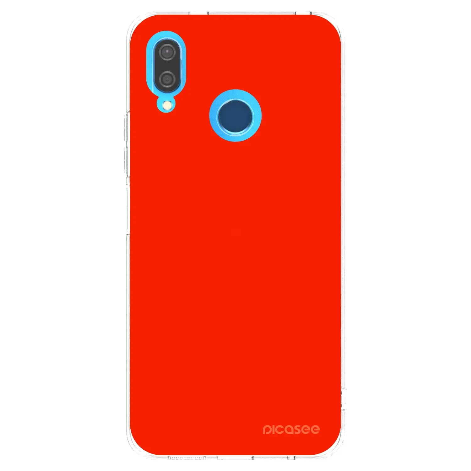 Silikonový průhledný obal pro Huawei P20 Lite - Maranello Red