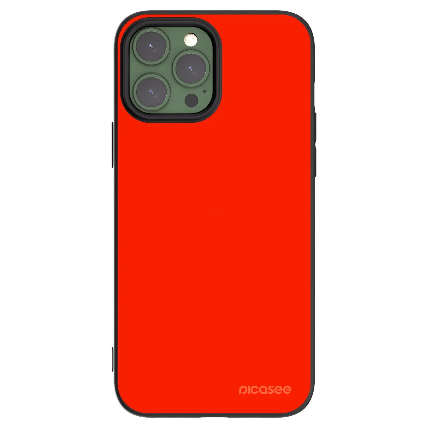 Silikonový černý obal pro Apple iPhone 13 Pro Max - Maranello Red