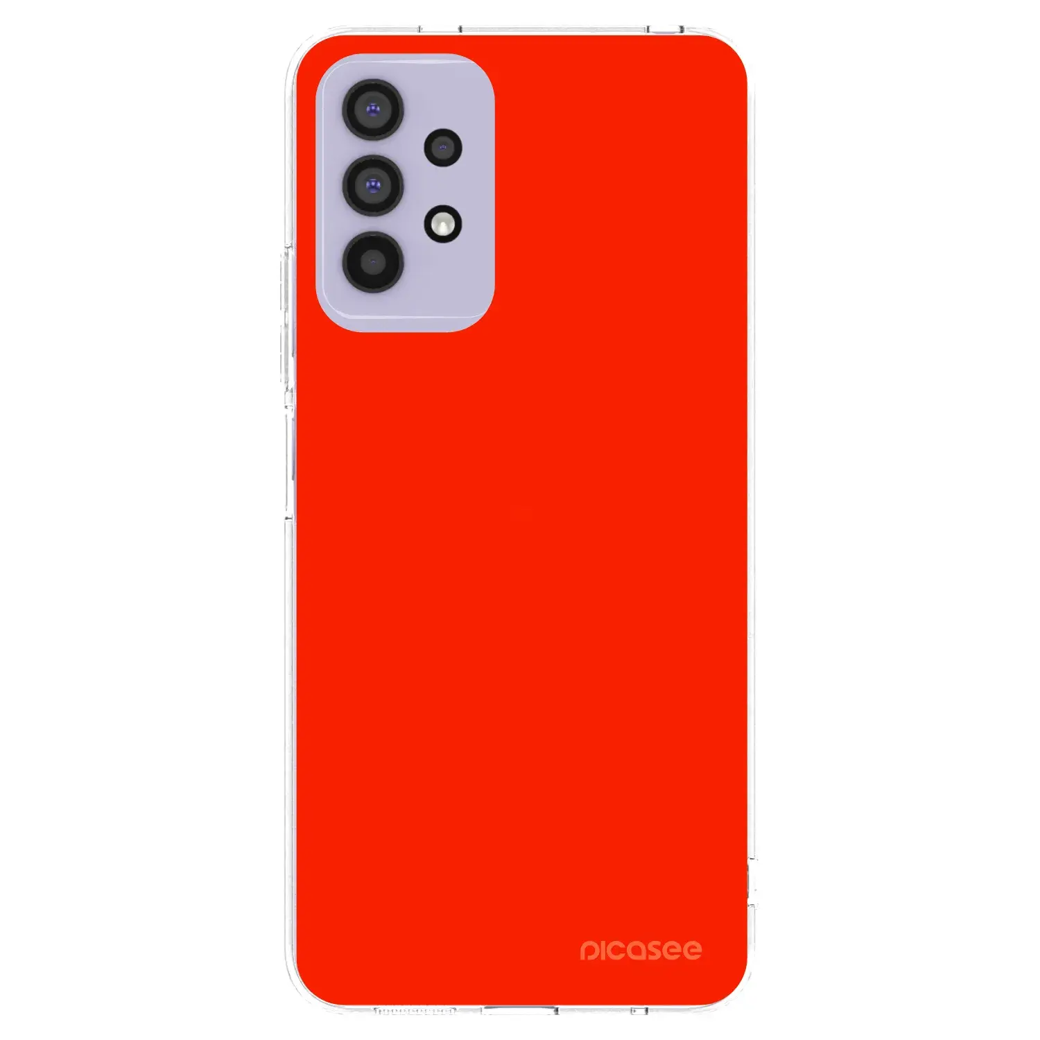 Silikonový průhledný obal pro Samsung Galaxy A32 4G SM-A325F - Maranello Red