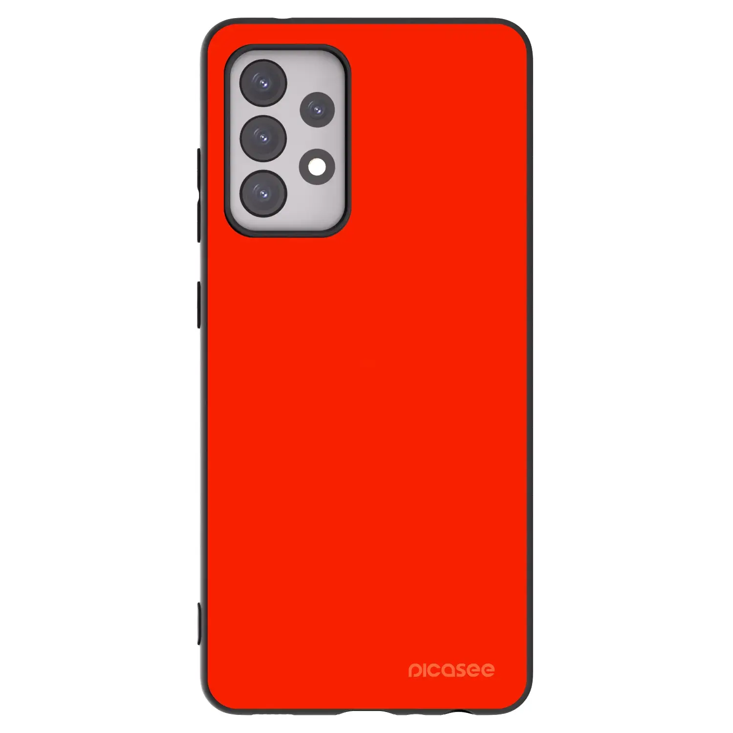 Silikonový černý obal pro Samsung Galaxy A52s 5G A528B - Maranello Red
