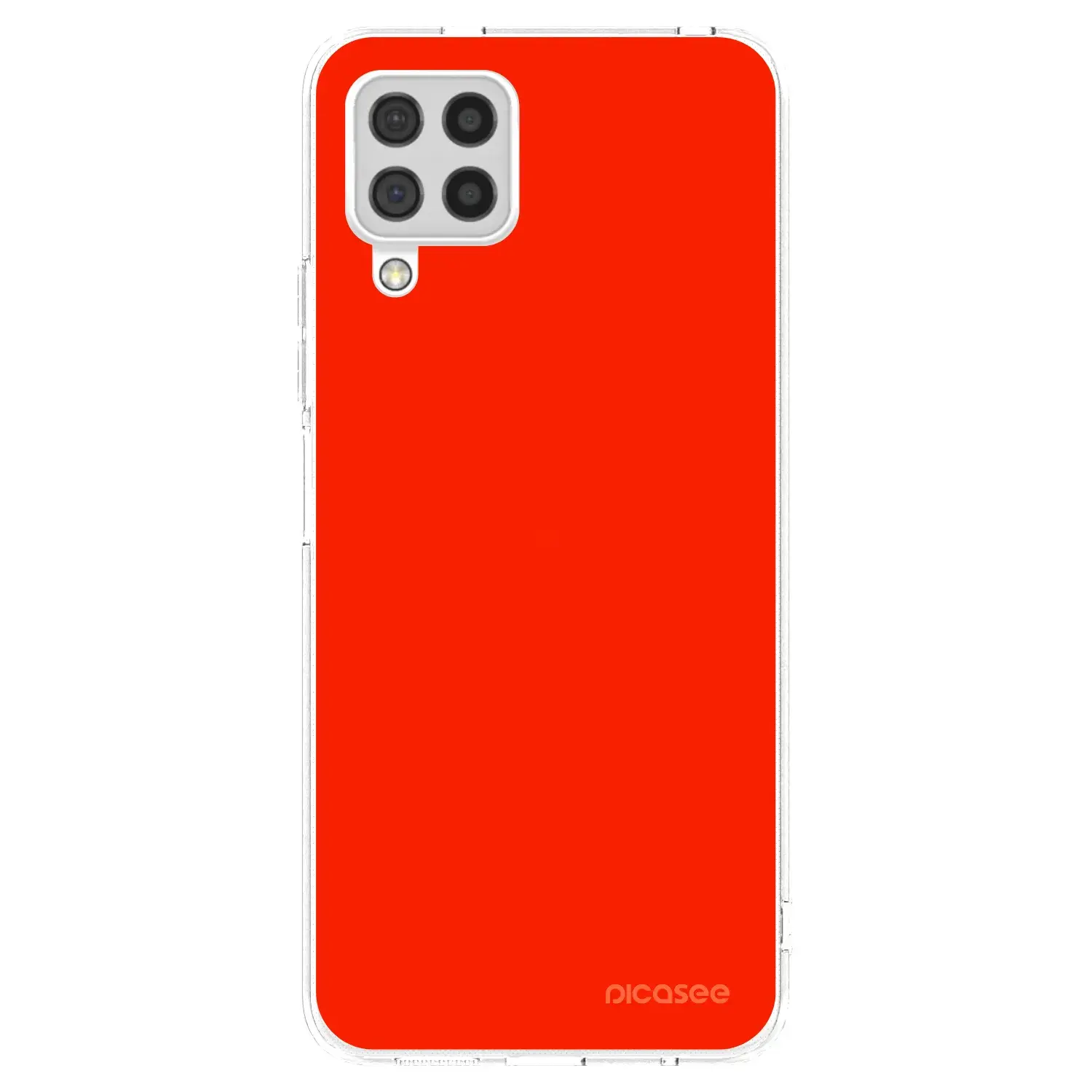 Silikonový průhledný obal pro Samsung Galaxy A22 A225F 4G - Maranello Red