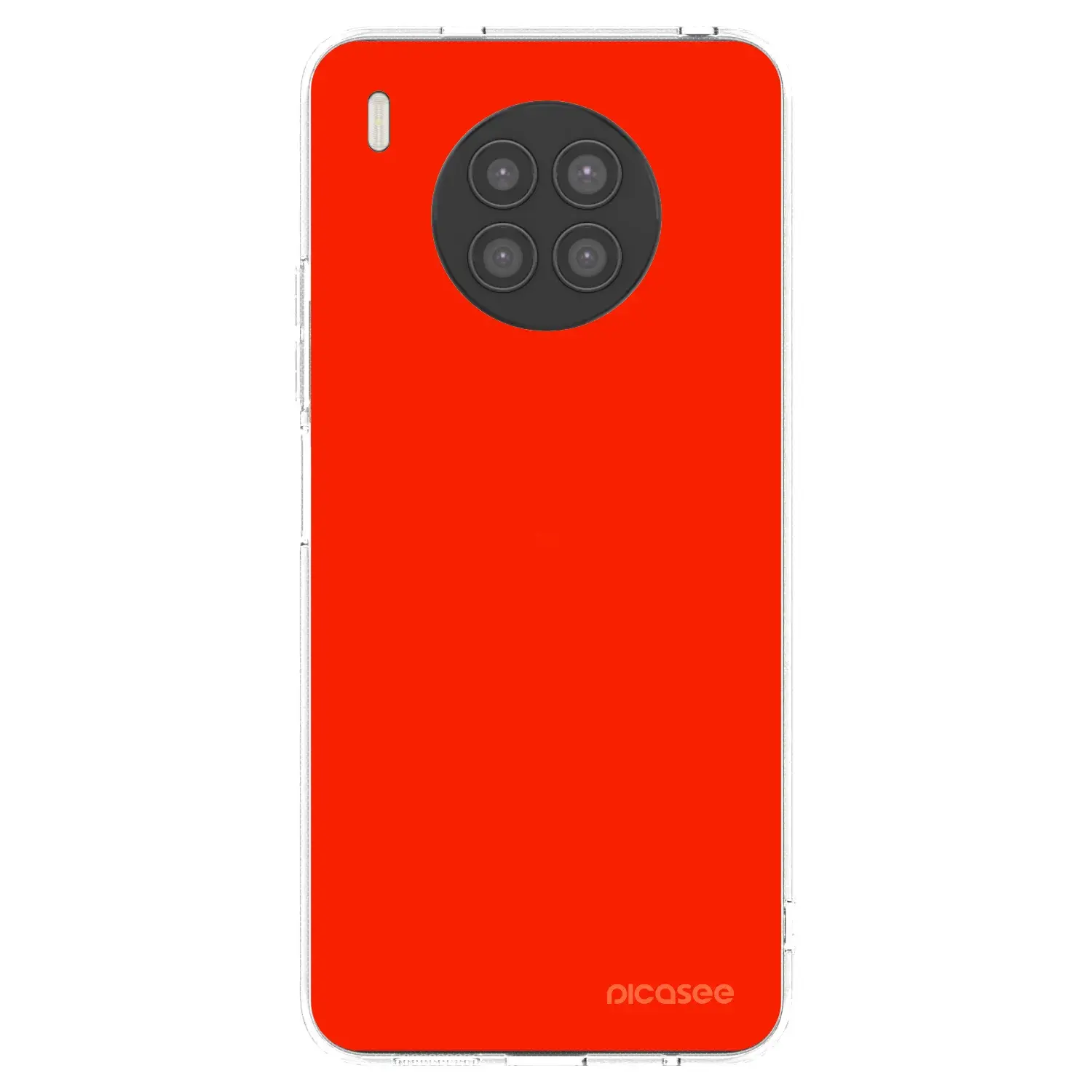 Silikonový průhledný obal pro Huawei Nova 8i - Maranello Red
