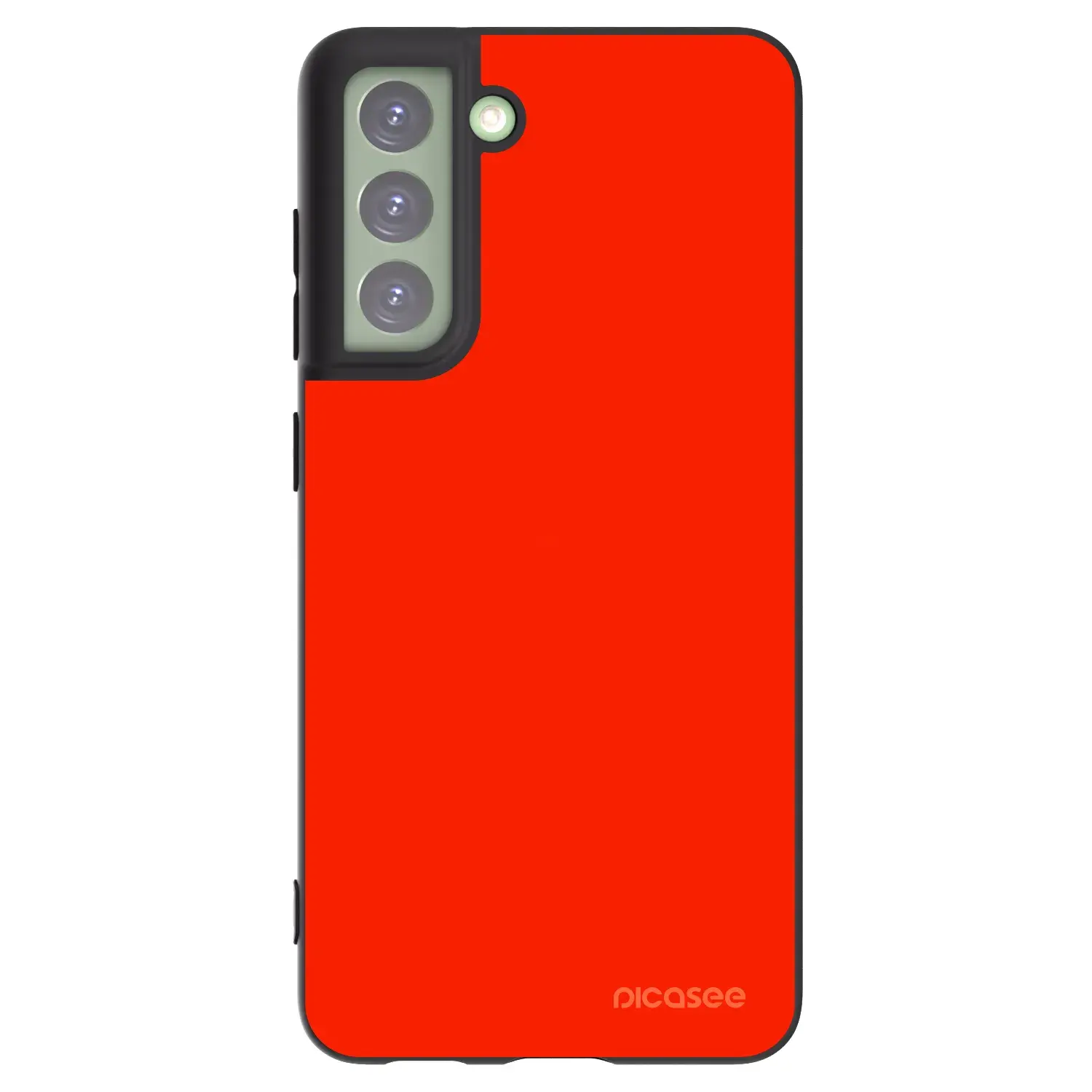 Silikonový černý obal pro Samsung Galaxy S21 FE 5G - Maranello Red