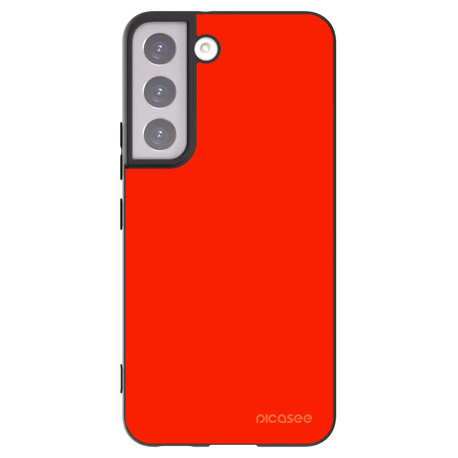 Silikonový černý obal pro Samsung Galaxy S22 5G - Maranello Red