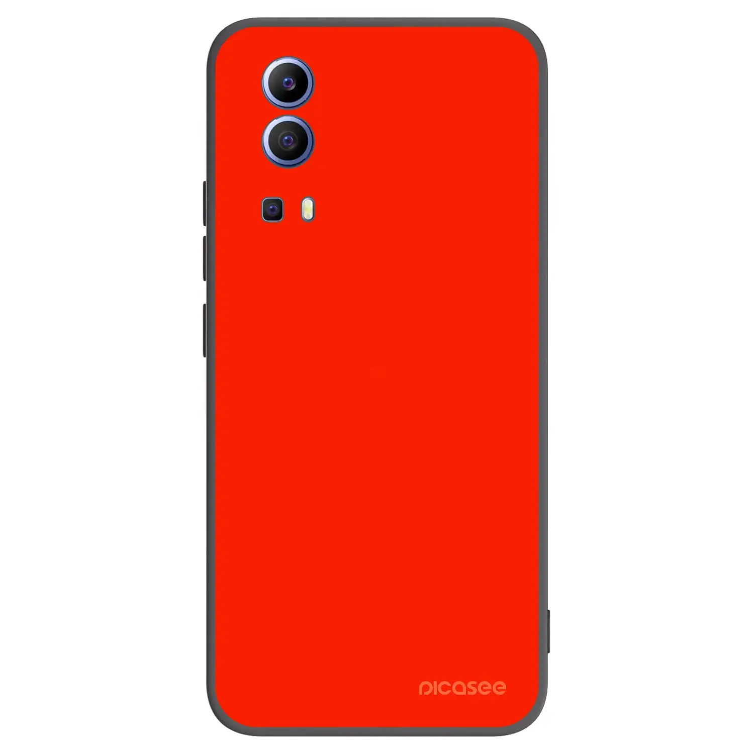 Silikonový černý obal pro Vivo Y52 5G - Maranello Red