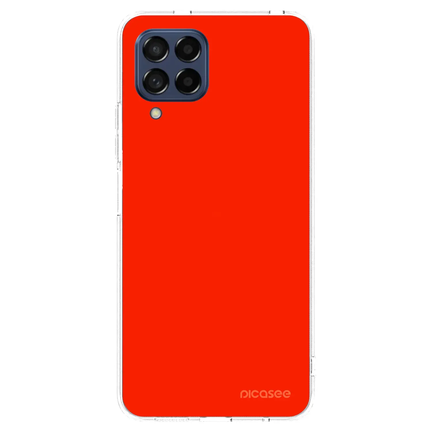 Silikonový průhledný obal pro Samsung Galaxy M53 5G - Maranello Red