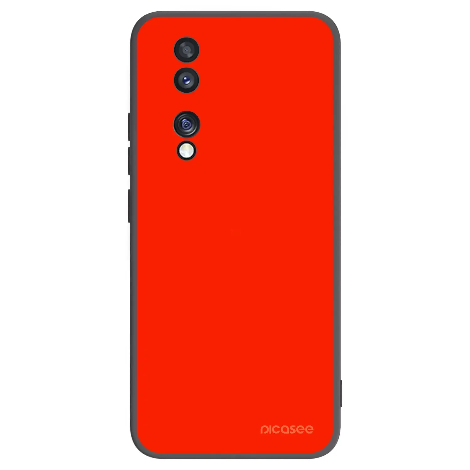 Silikonový černý obal pro Honor 70 - Maranello Red