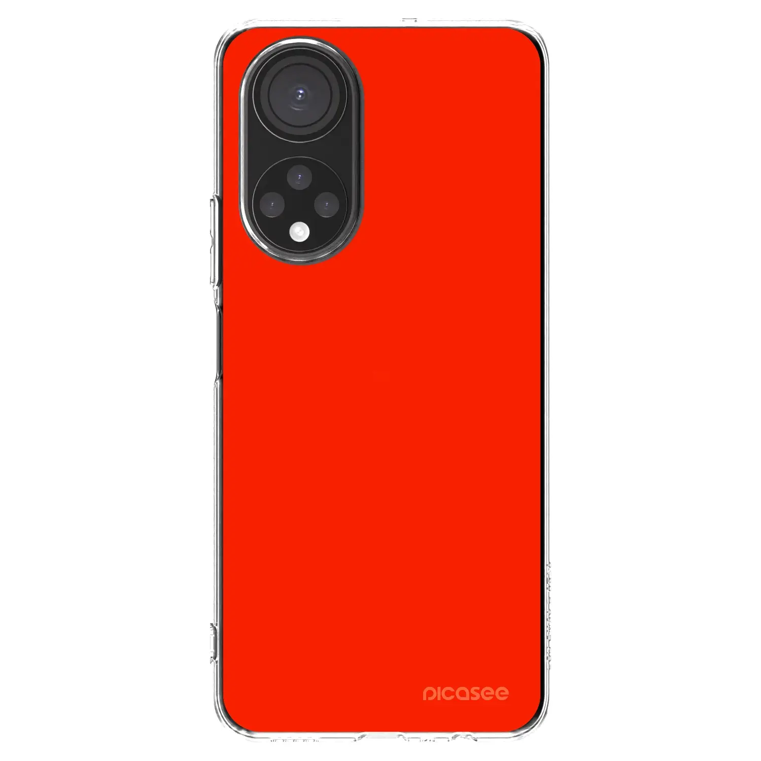 Silikonový průhledný obal pro Honor X7 - Maranello Red