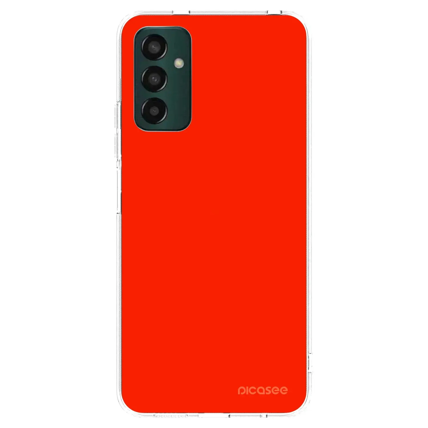 Silikonový průhledný obal pro Samsung Galaxy M23 5G - Maranello Red